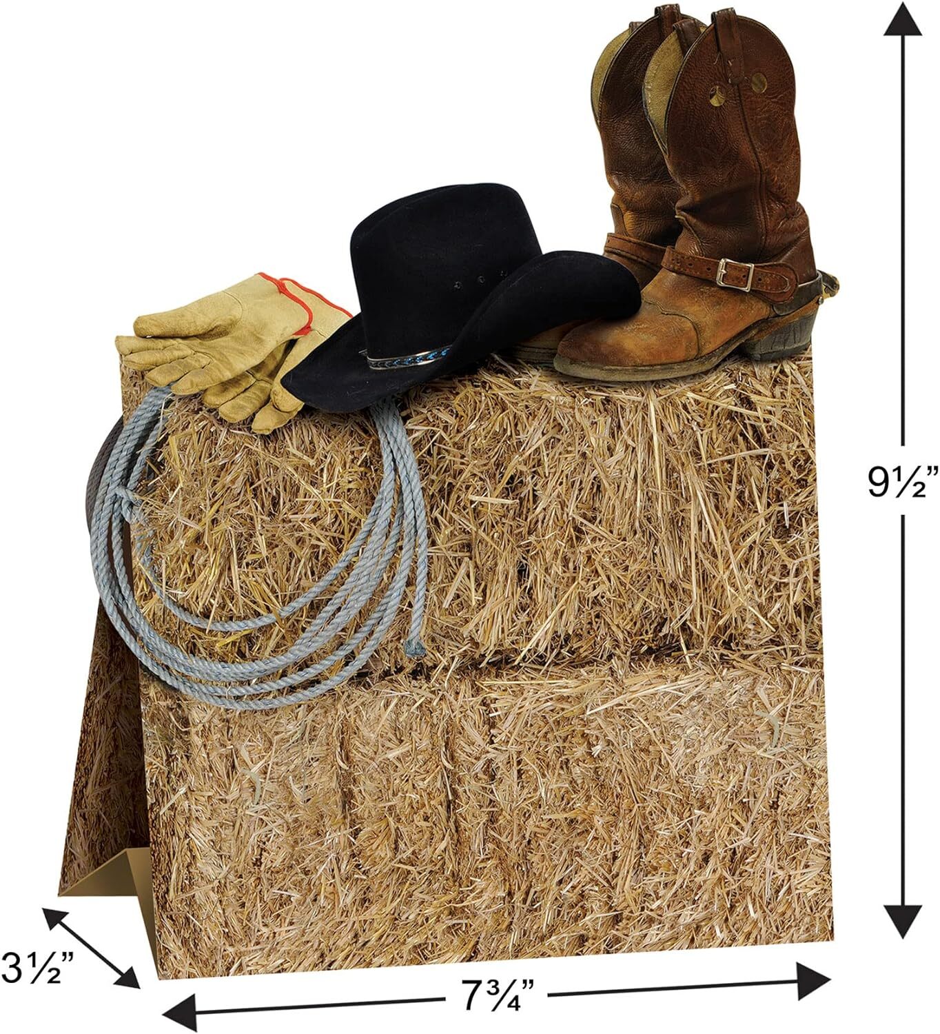 3-D Western Centerpiece Party Accessory (1 count) (1/Pkg)