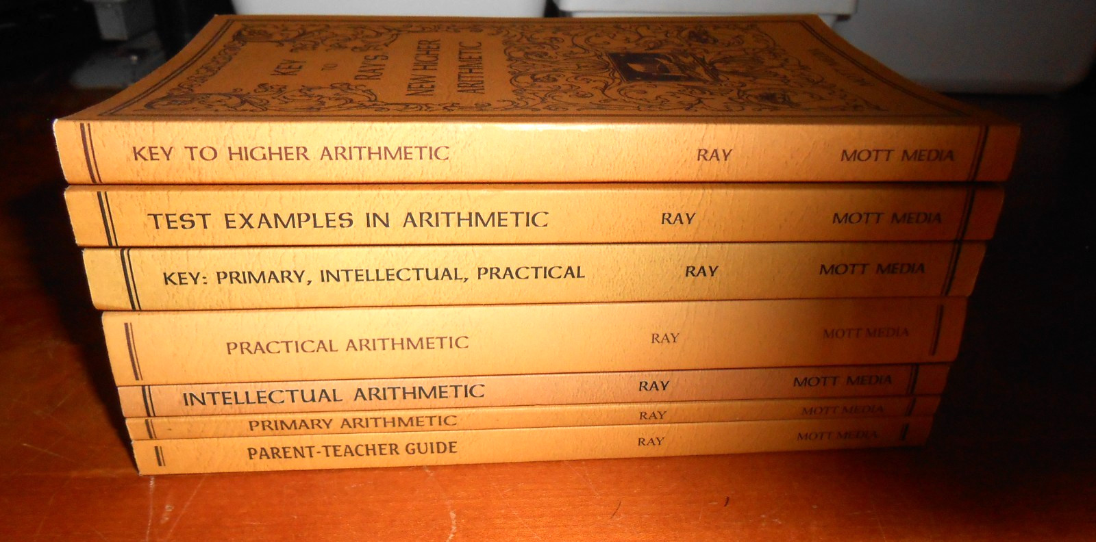 Joseph Ray RAY’S NEW ARITHMETIC Lot of 7 Mott Media 2016 – TPB LN