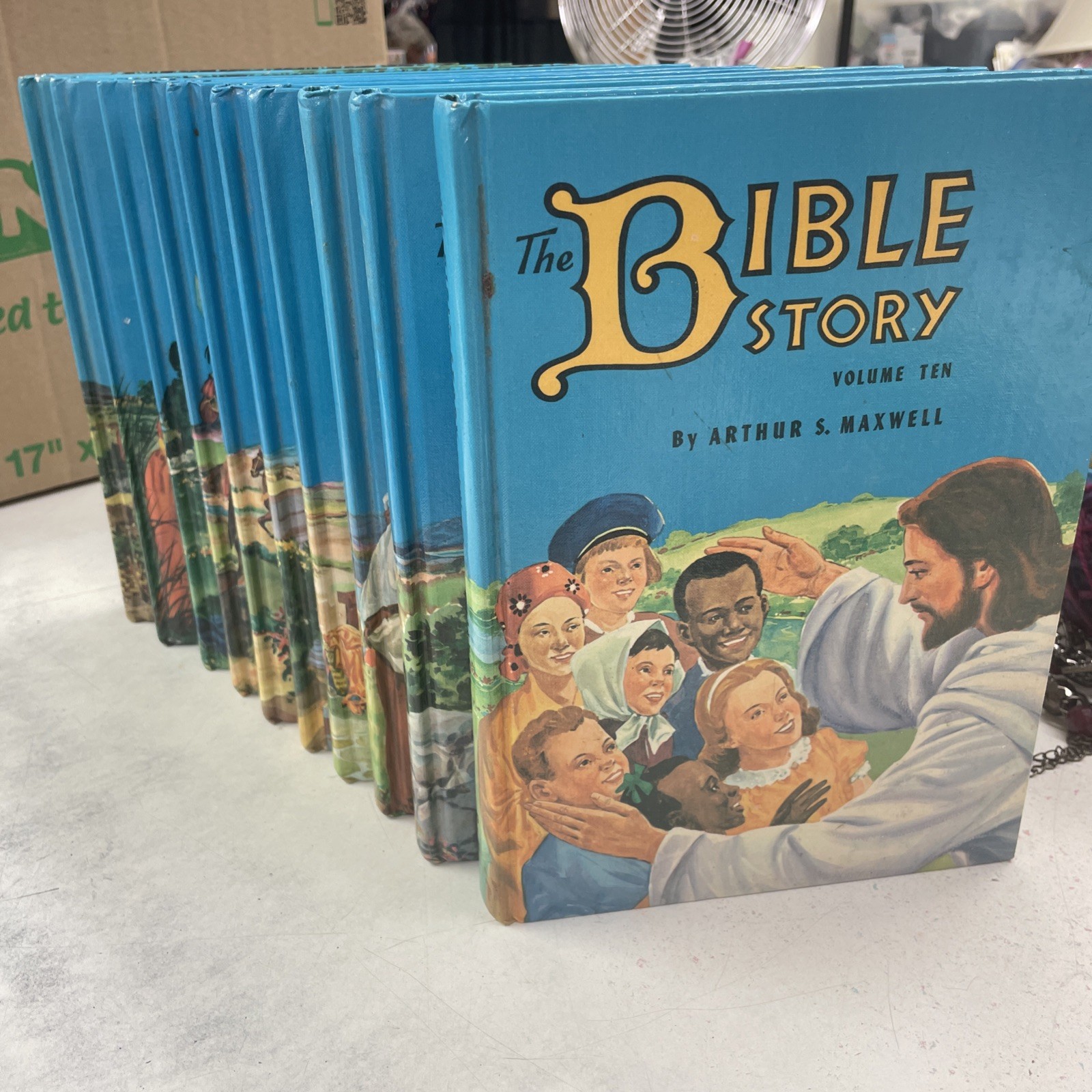 The Bible Story Arthur S Maxwell Volumes 1-10 Complete Set 1st Editions 1953-57