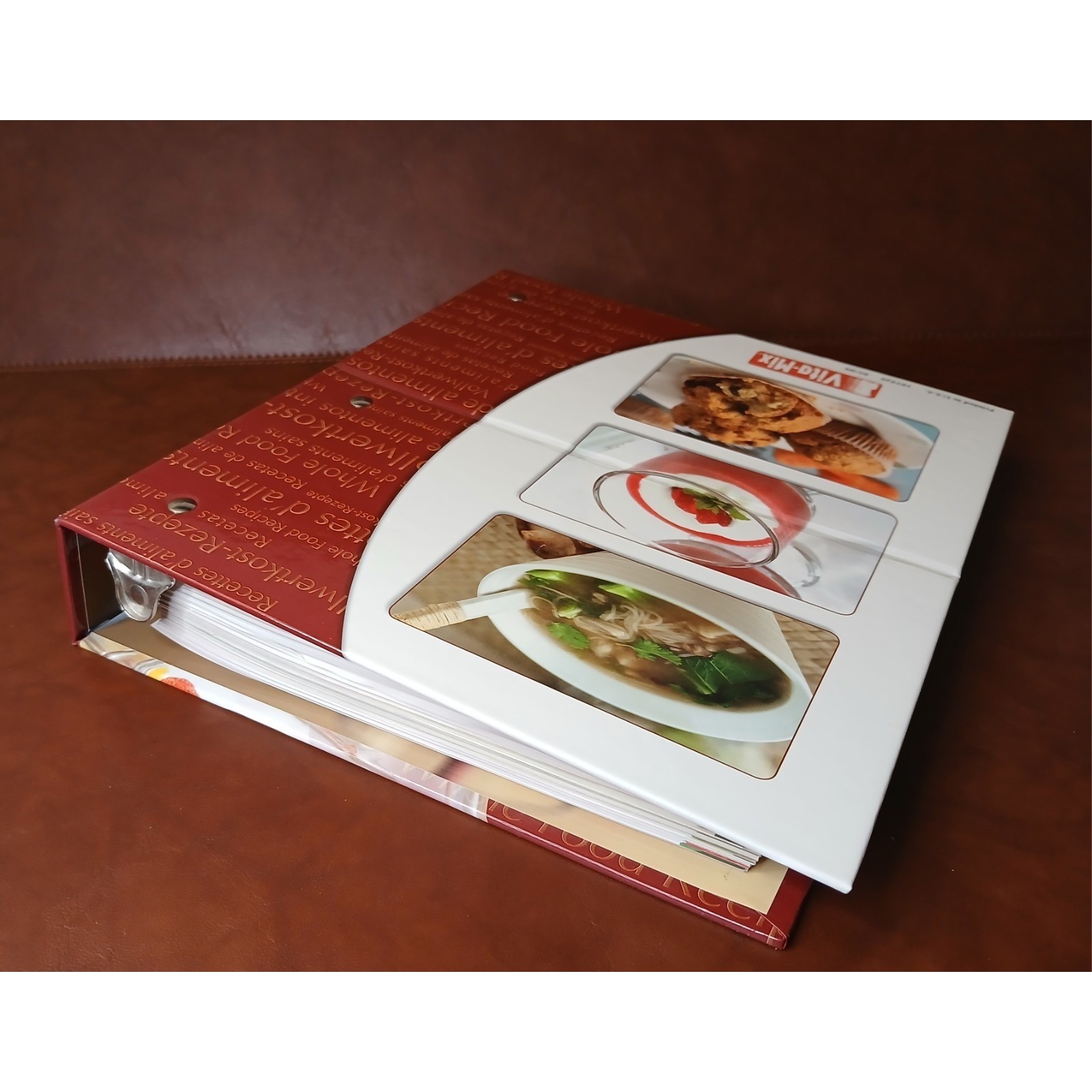 Vita Mix Whole Food Recipes Cookbook Smoothies Soups Dips Breads Breakfast #B47