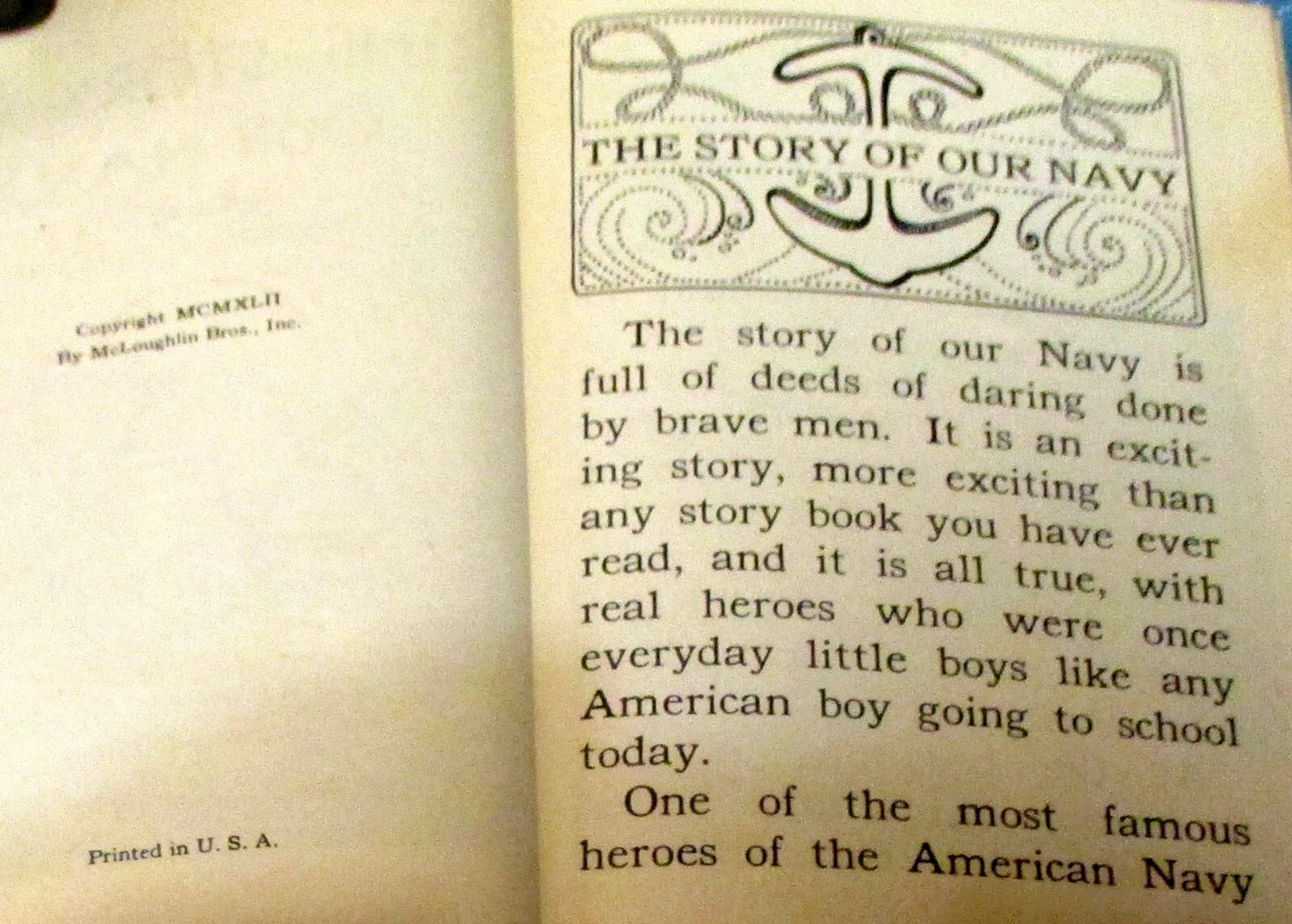 1942 The Story of Our Army & 1942 The Story of Our Navy H/C 56 Pages