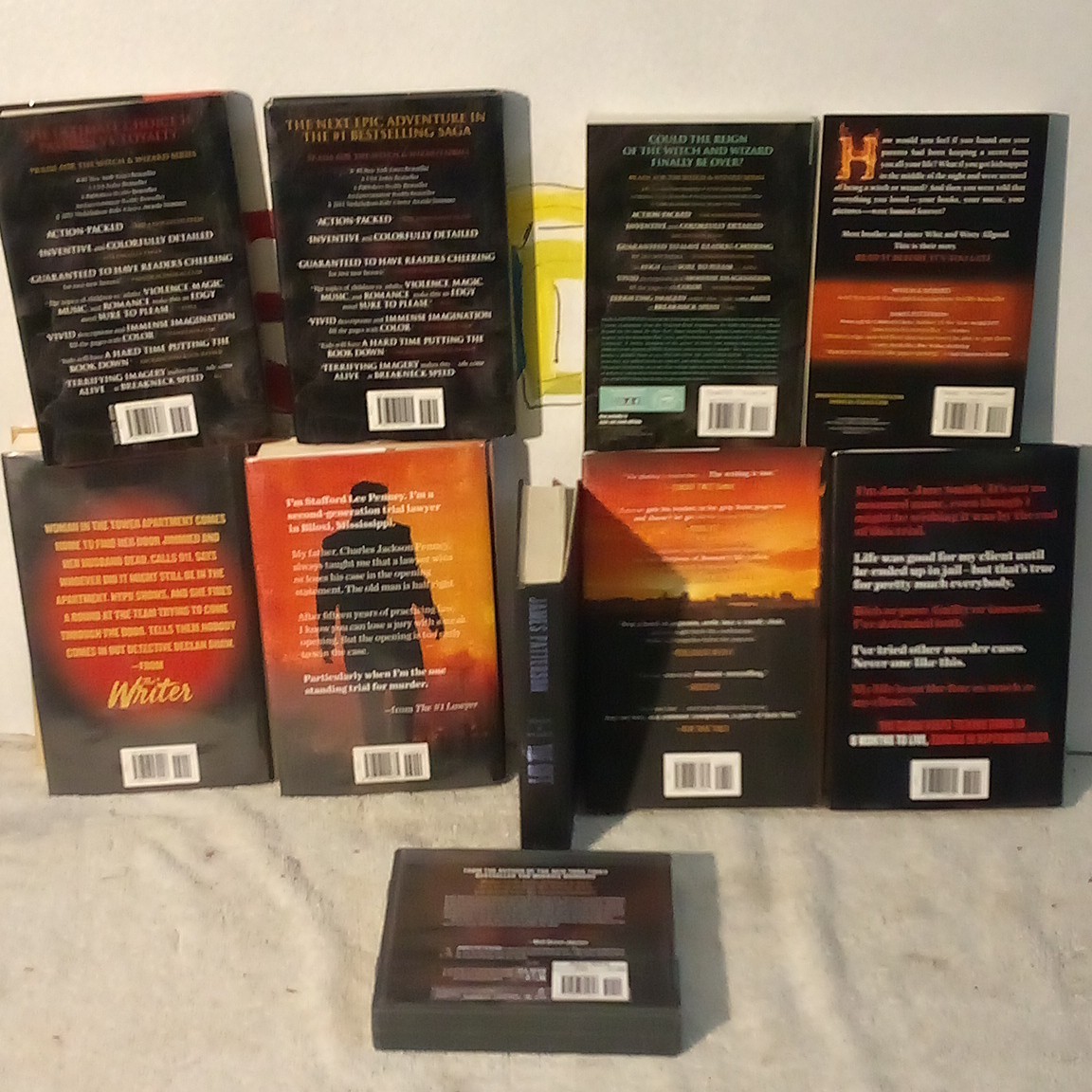 Lot of 8 James Patterson Mixed Books PB & HC + 2 Bonus CD AUDIOBOOKS!