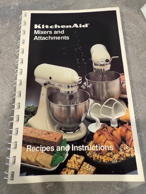 KitchenAid Mixers & Attachments Recipes Instructions Book F-9413H (K487) Free Sh