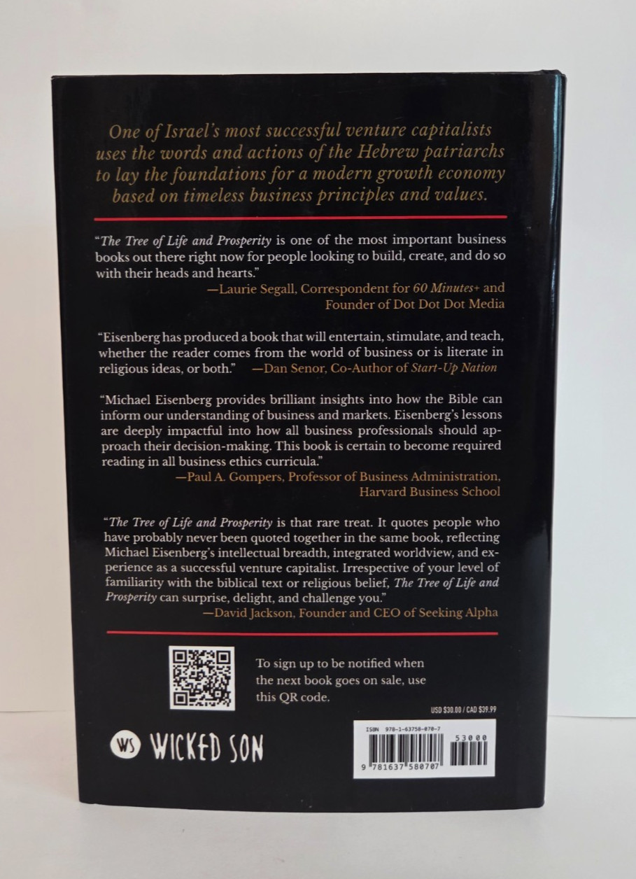 SIGNED 1st edition Tree of Life & Prosperity | HC 2021 Michael Eisenberg