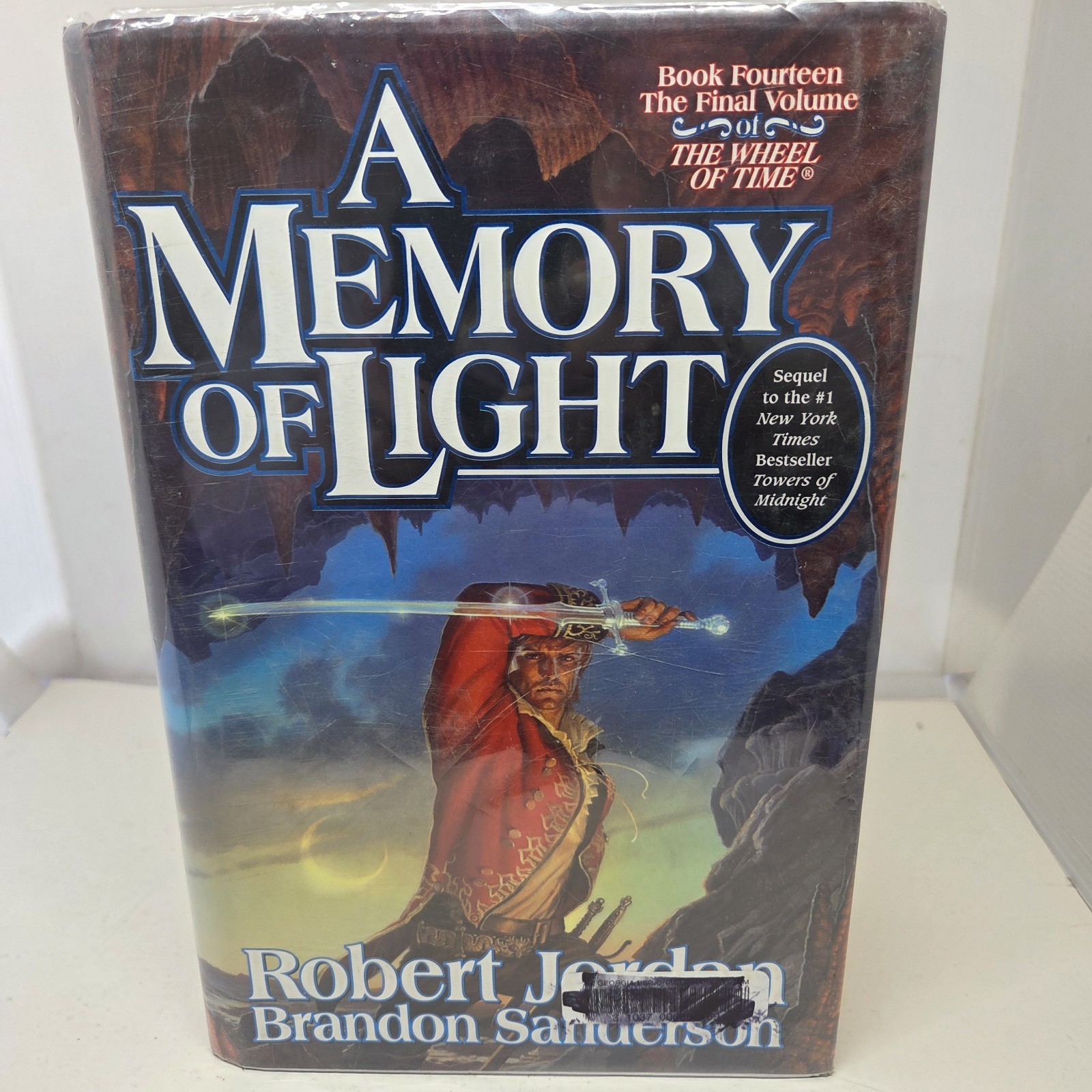 A Memory of Light Book 14 Wheel of Time Ser. SIGNED BY JORDAN 1ST ED ex-library