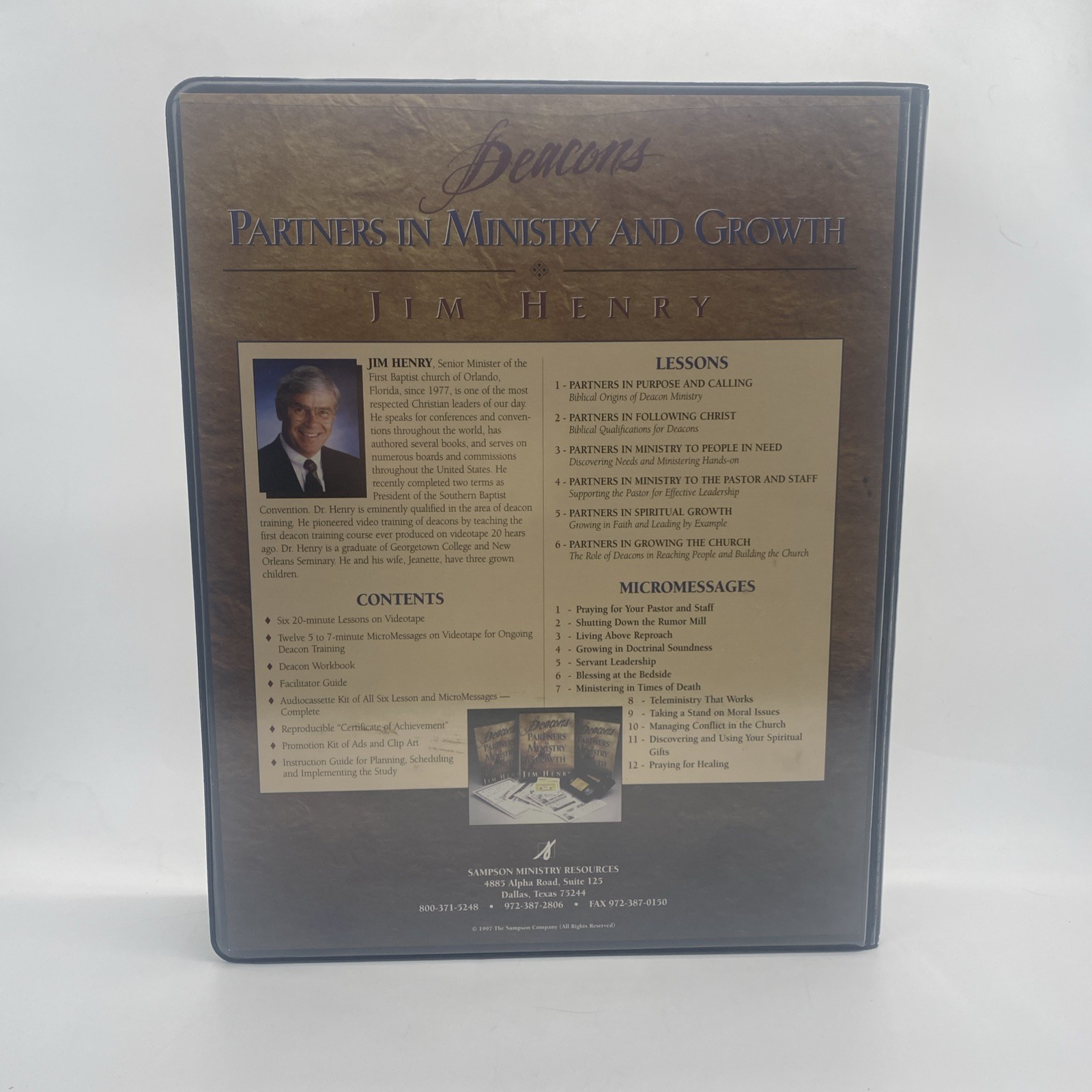 Deacons Partners In Ministry And Growth Bible Study Kit