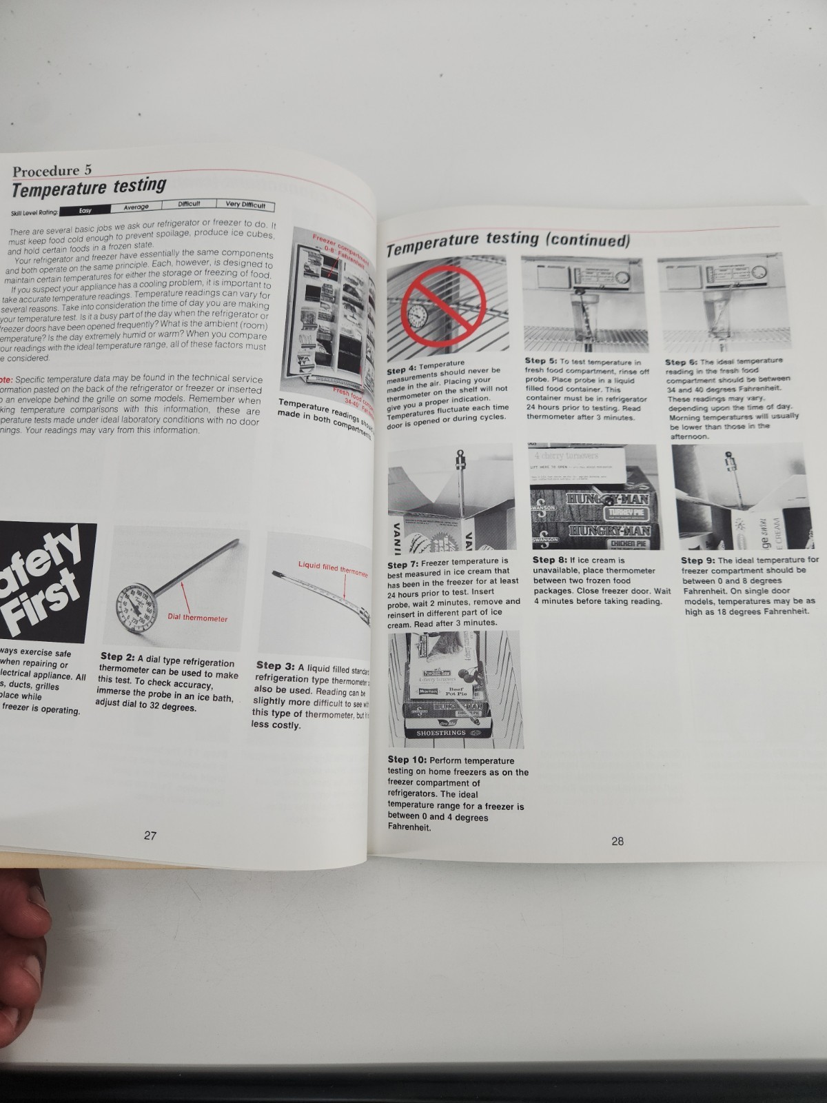 GE Book Step-By-Step Refrigerator Freezer Repair Manual Vintage General Electric