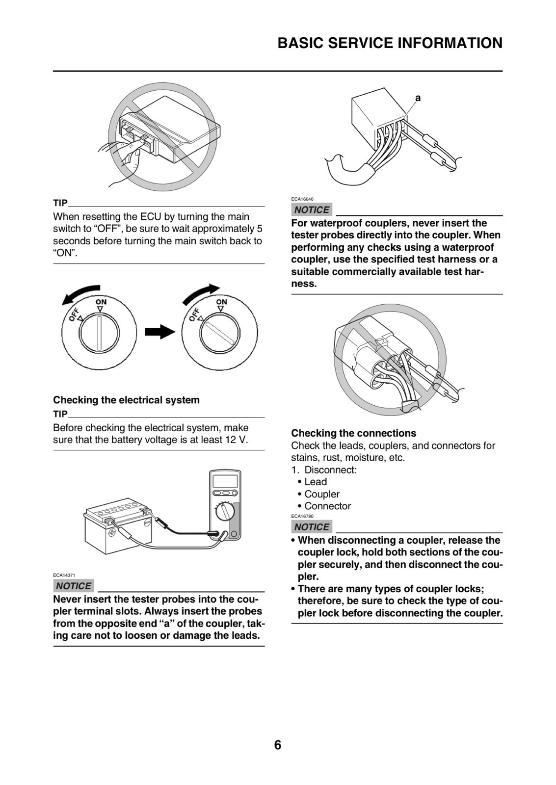 YAMAHA YZF-R6 Motorcycle Service Manual 2017 – METAL SPIRAL BOUND – TOUGH COVERS