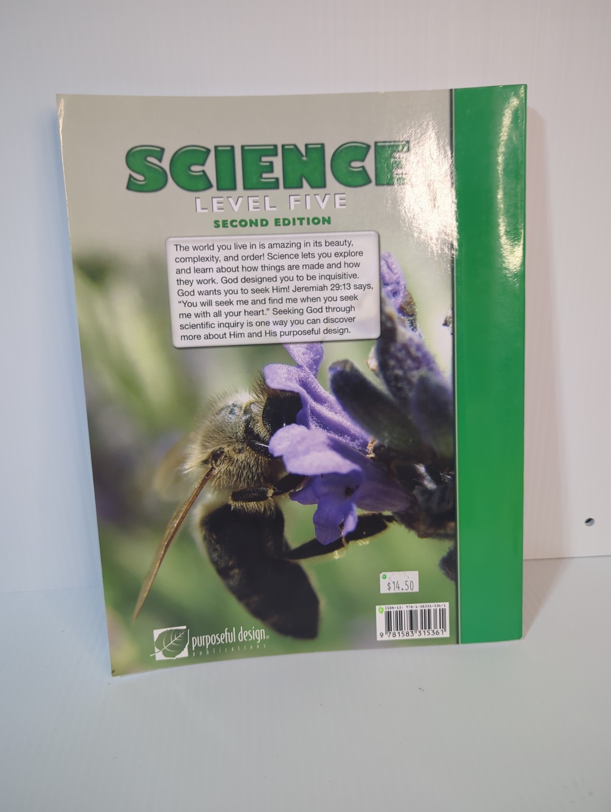 Science Level Five- Science Notebook Purposeful Design Paperback Never Used