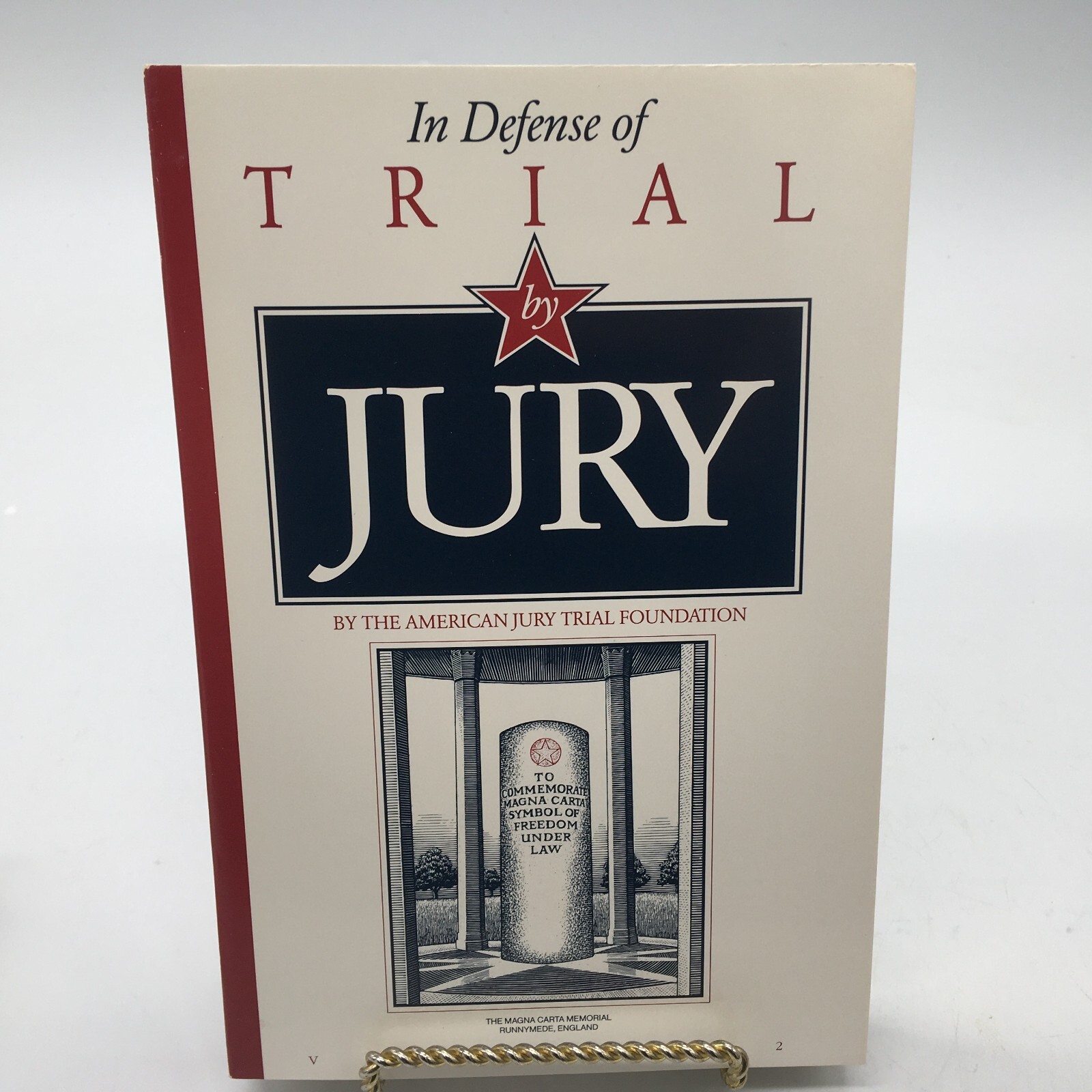 „In Defense of Trial by Jury“ Volumes 1 & 2 Softcover Books + Slipcase, Few 1993