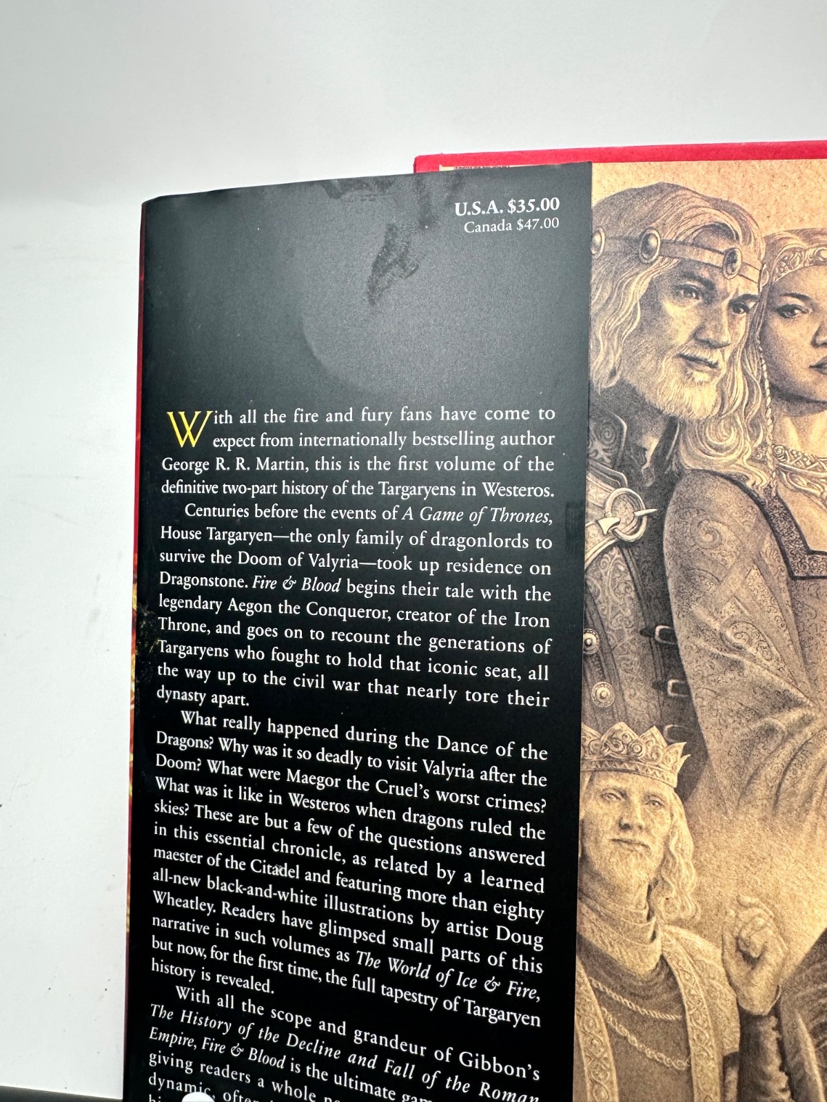 Fire & Blood by George R.R. Martin 2018 HC First Edition 1st Printing Fair