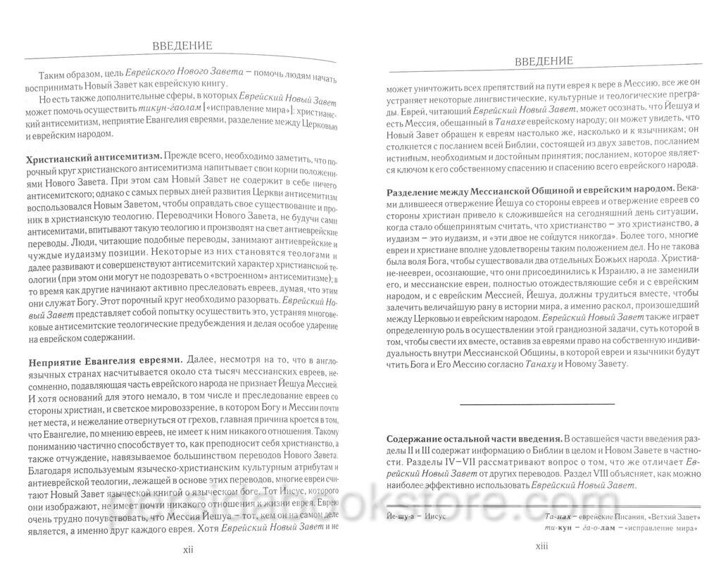 Russian Jewish New Testament (Bible) Еврейский Новый Завет (Давид Стерн)