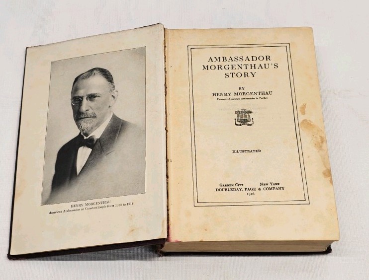 AMBASSADOR MORGENTHAU’S STORY Armenian Genocide Signed Inscribed 1926 HC Book