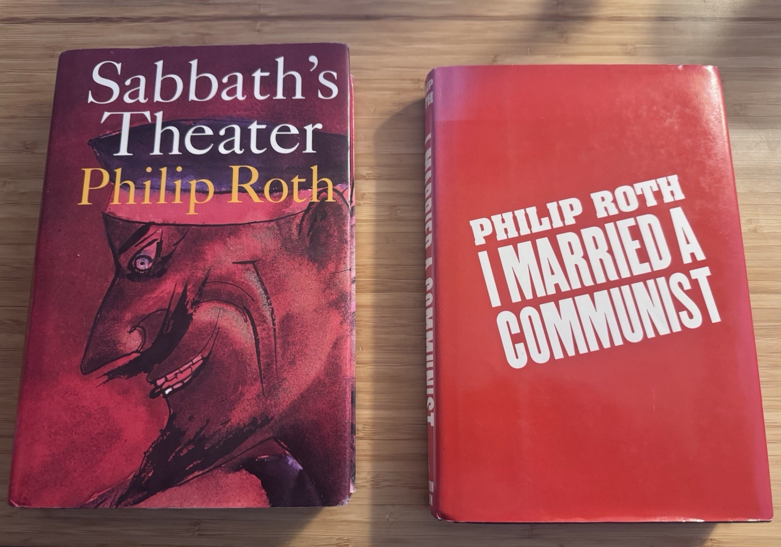 Philip Roth 1st Editions of Sabbath’s Theater and I Married a Communist Bundle