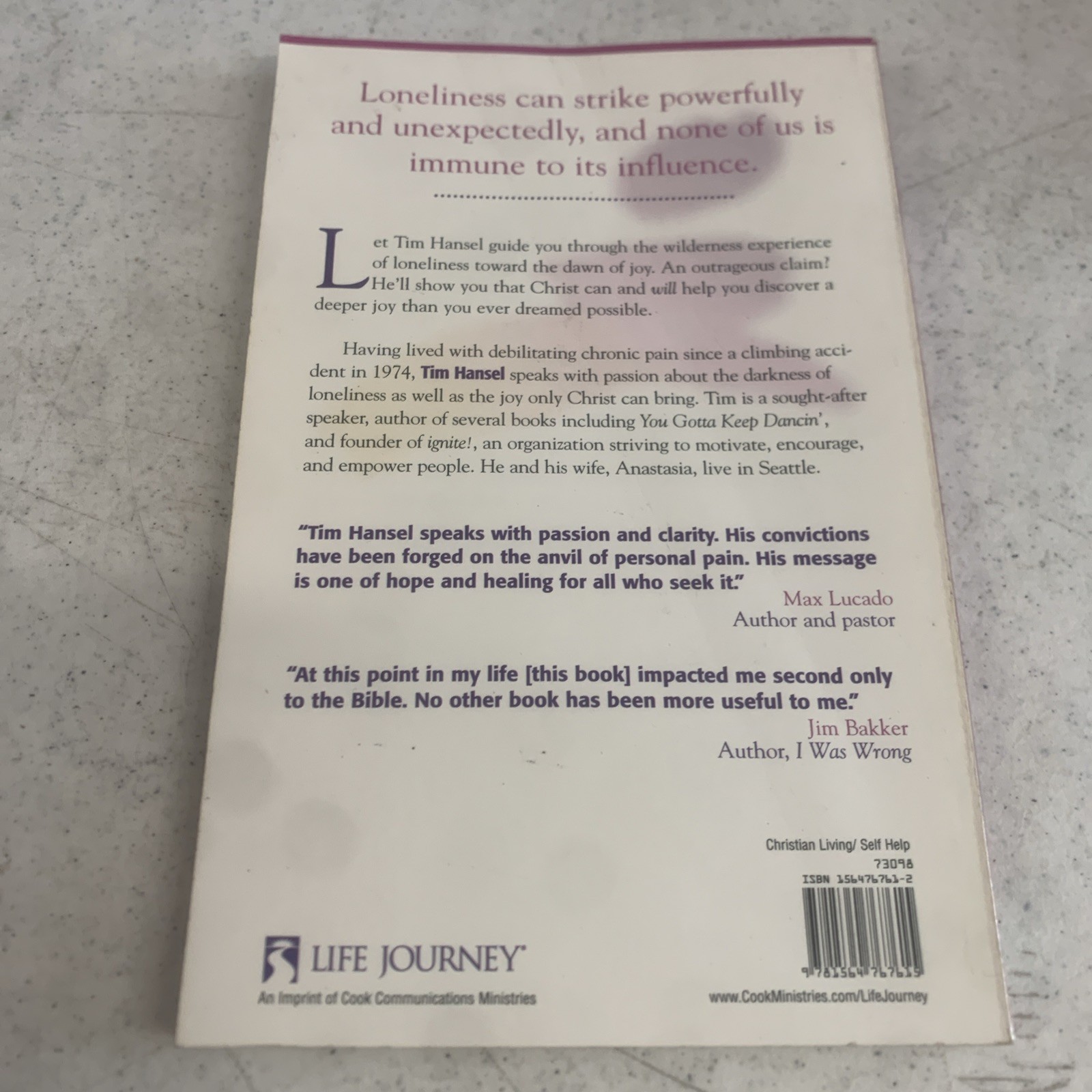 Dancin‘ Toward the Dawn: Discovering Joy in the Darkness by Hansel Signed