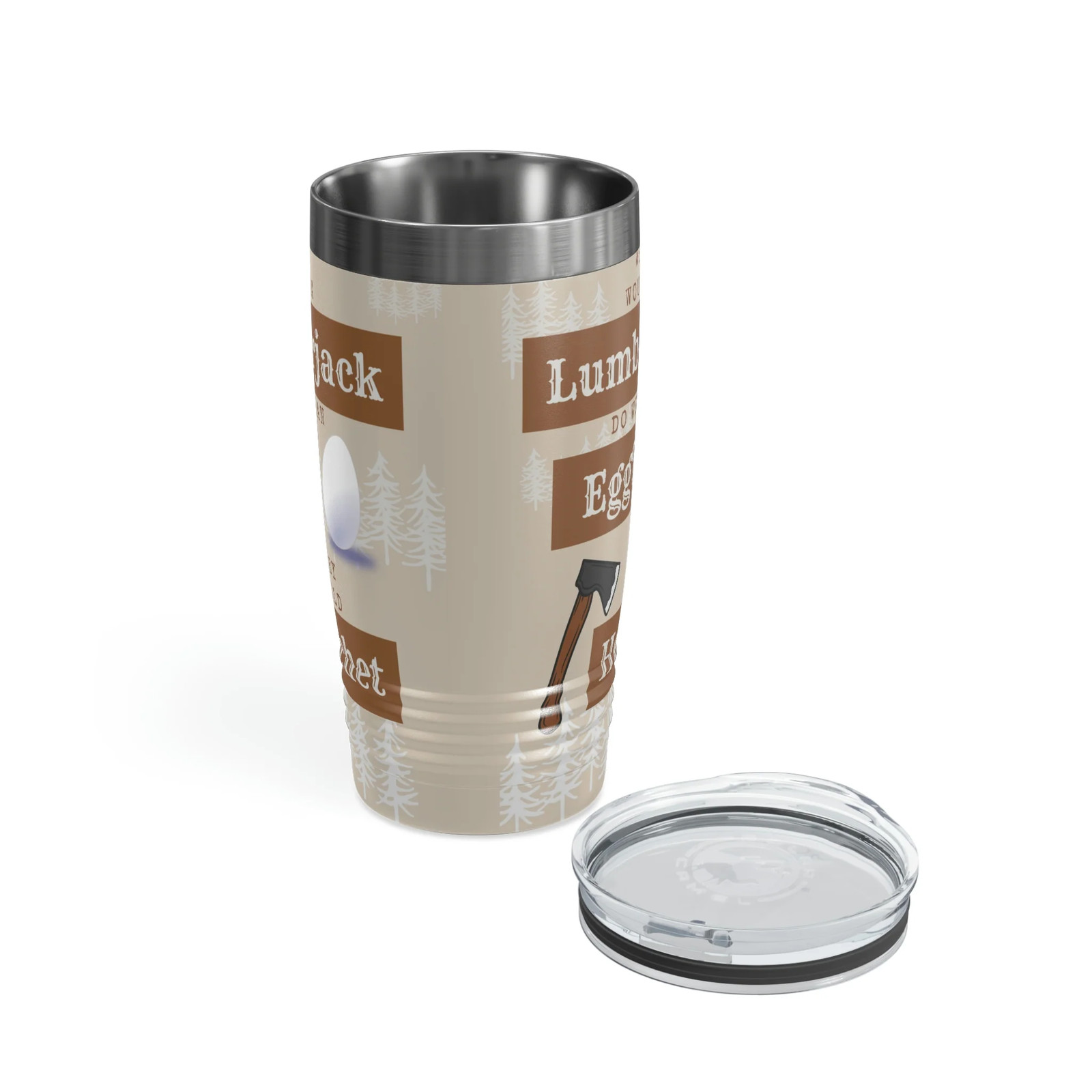 What Would A Lumberjack Do With An Egg? Dad Joke Tumbler