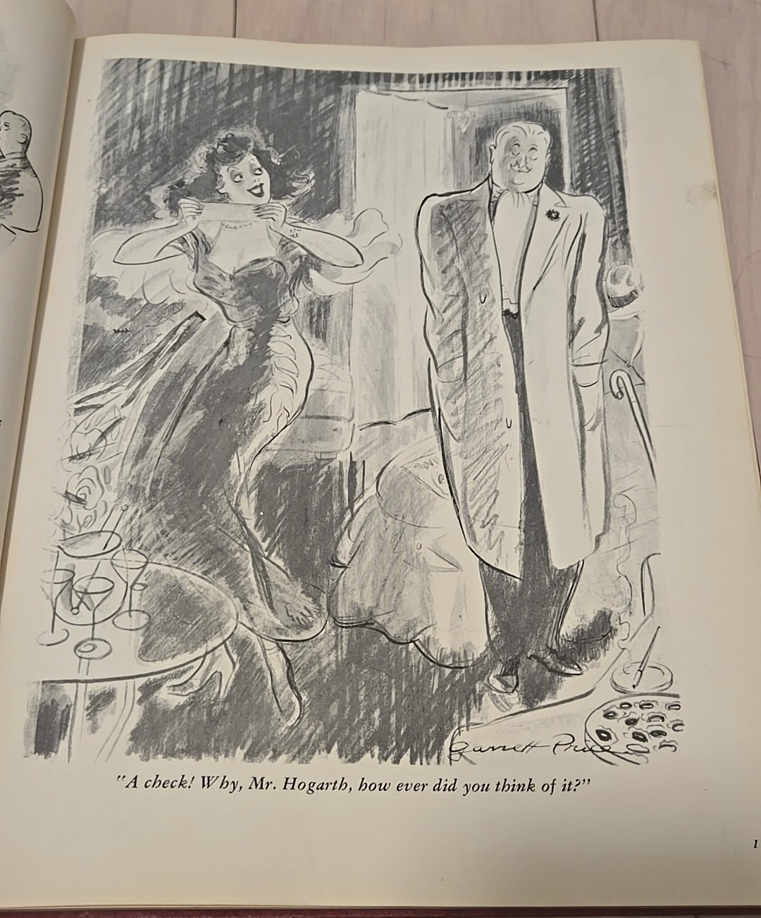 1946 Drawing Room Only: A Book of Cartoons by Garrett Price NewYorker Magazine