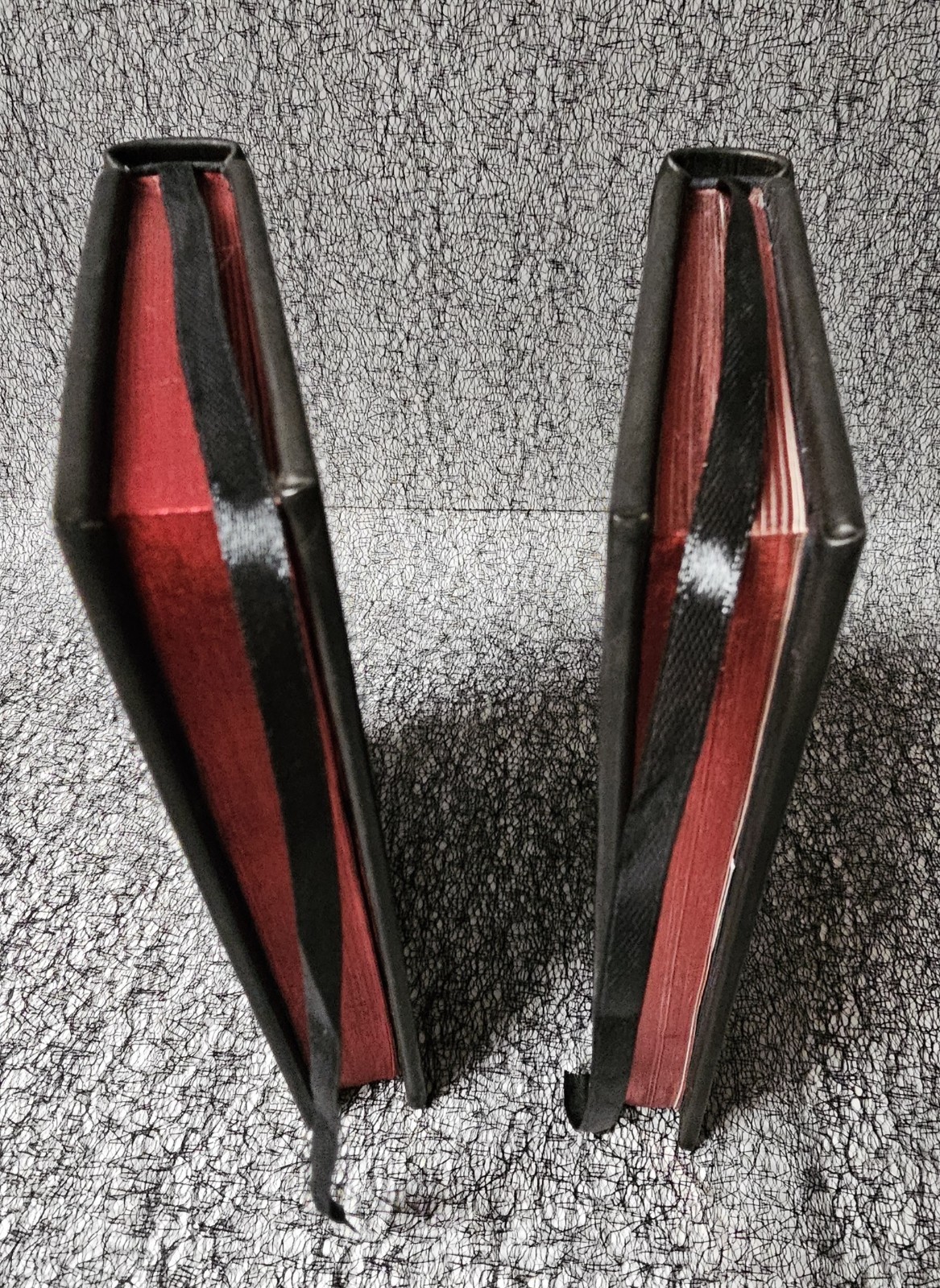 The Satanic Bible/Book of Rituals Set Anton Szandor Lavey Red Leather BOUND