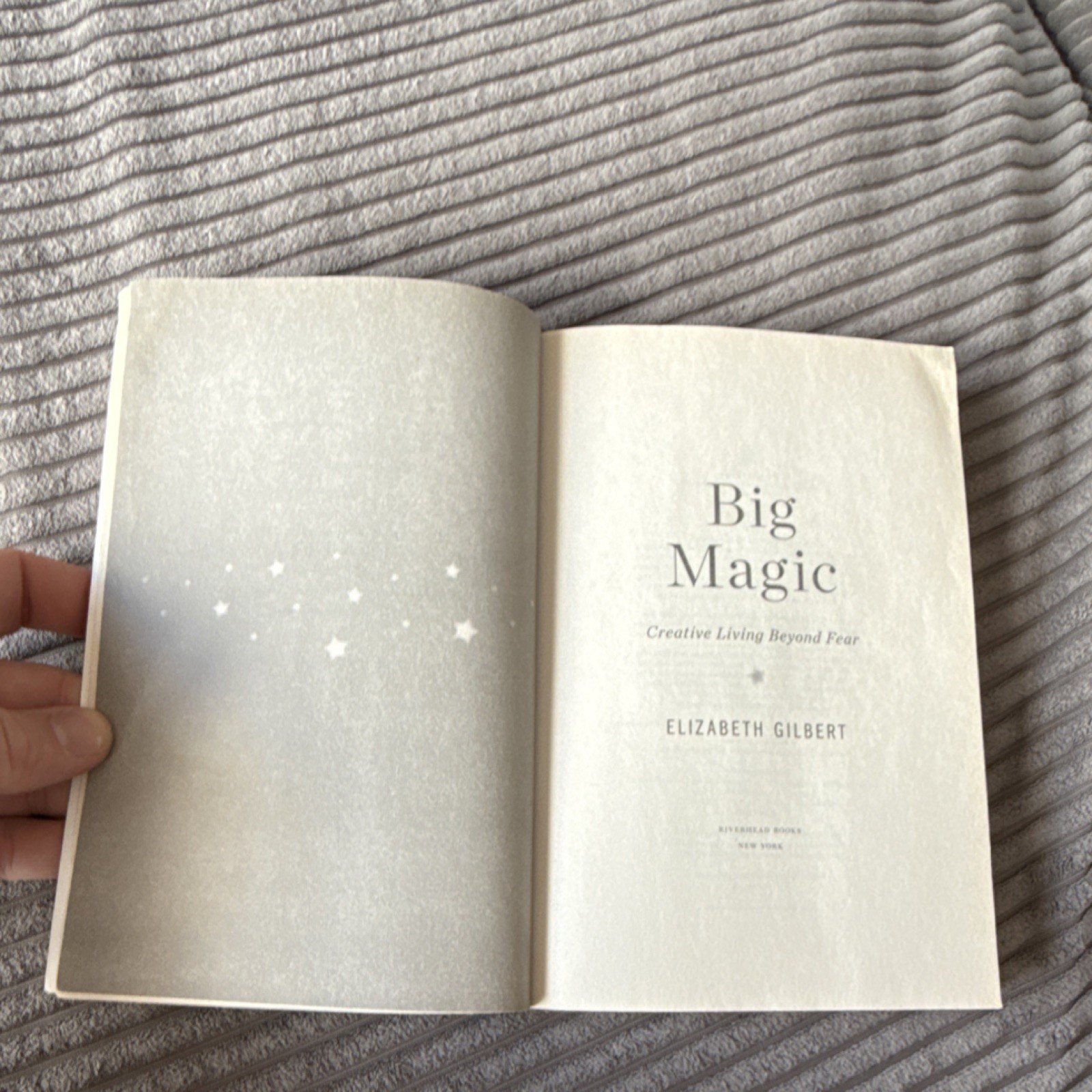 Elizabeth Gilbert Big Magic Creative Living Beyond Fear TP 2016 Motivational