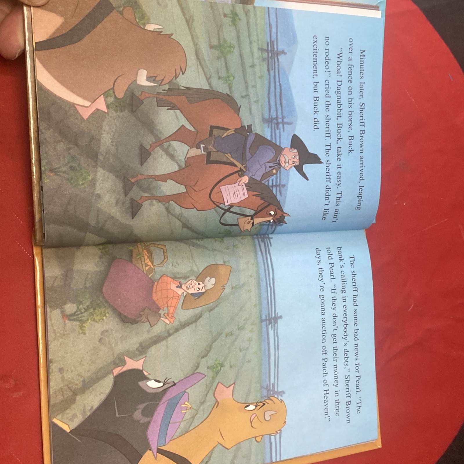 *KIDS* VINTAGE Home On The Range (2004,Hard Book) Disney Wonderful World Reading