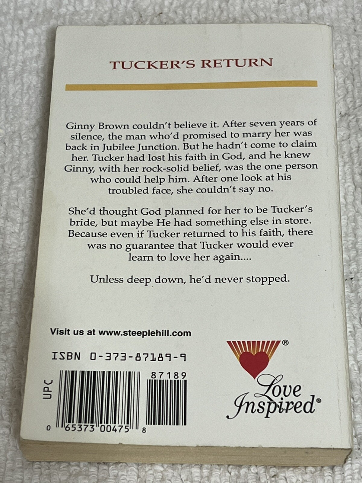 Steeple Hill Love Inspired Series Lot 4 Paperback Books