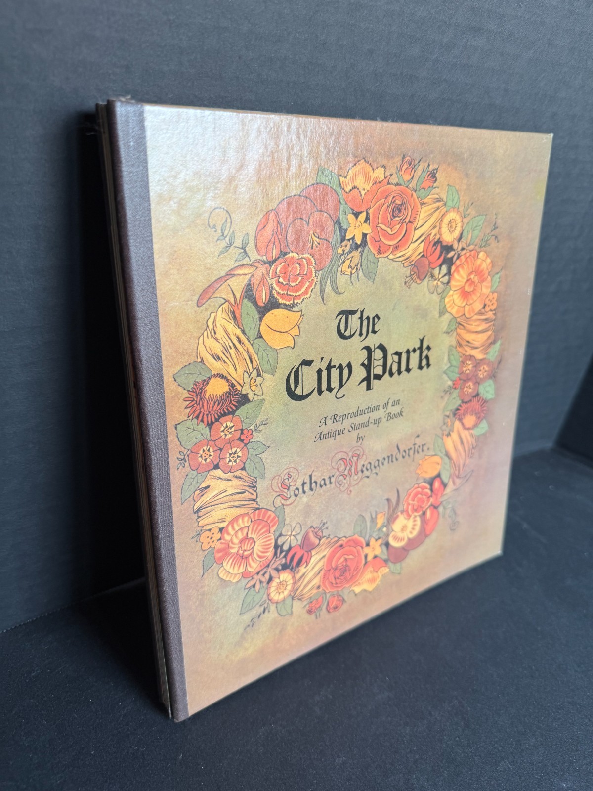 Lothar Meggendorfer The City Park Antique Stand-Up Pop-Up Book Reproduction