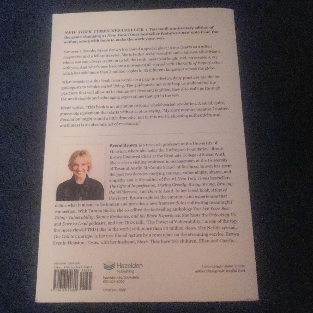 The Gifts of Imperfection : 10th Anniversary Edition Brene Brown Paperback 2020