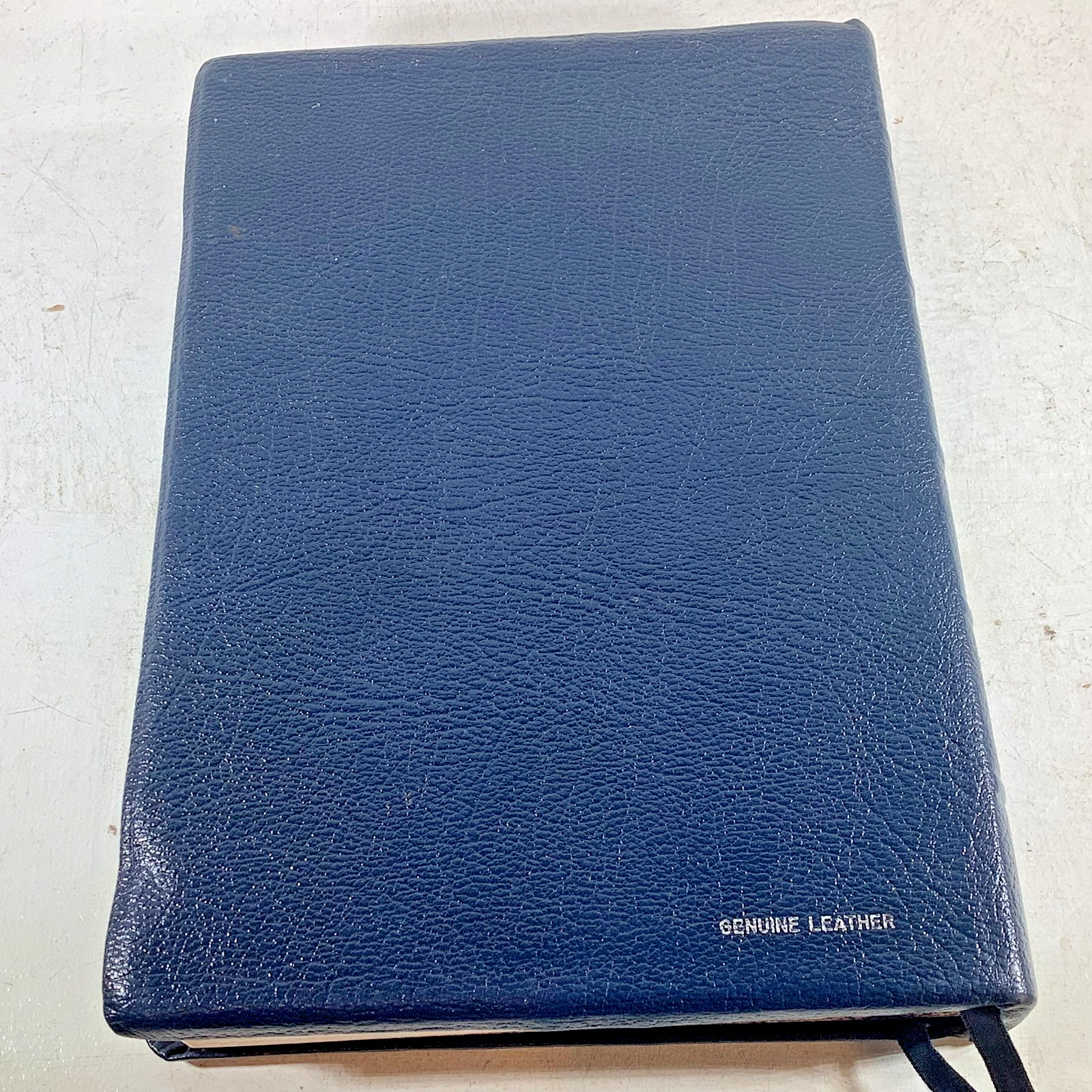 Holy Bible Kenneth Copeland Reference Edition KJV Genuine Leather 1991 VG