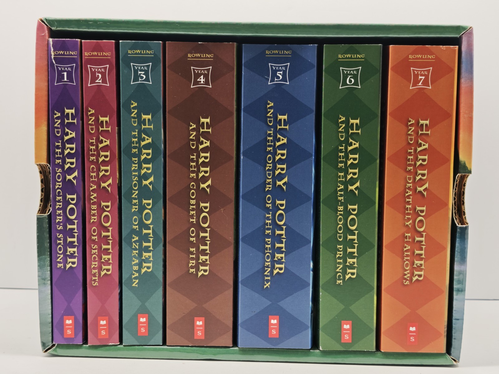 Harry Potter Paperback Boxset 1-7 by J. K. Rowling|Illustration by Mary GrandPré
