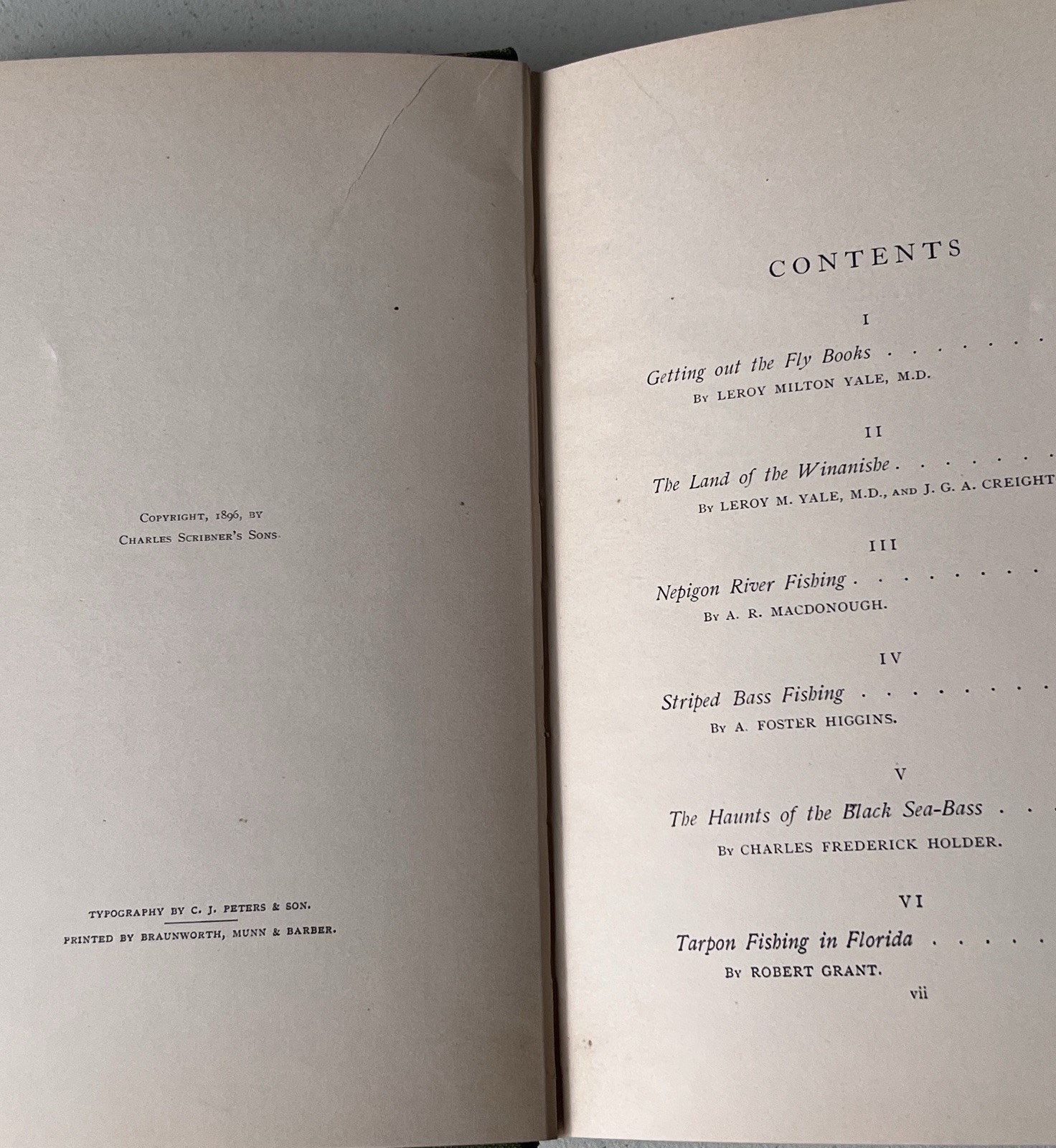 ANGLING 1897 Scribner’s – Fishing Book – 60+ Great Illustrations – 2nd Printing