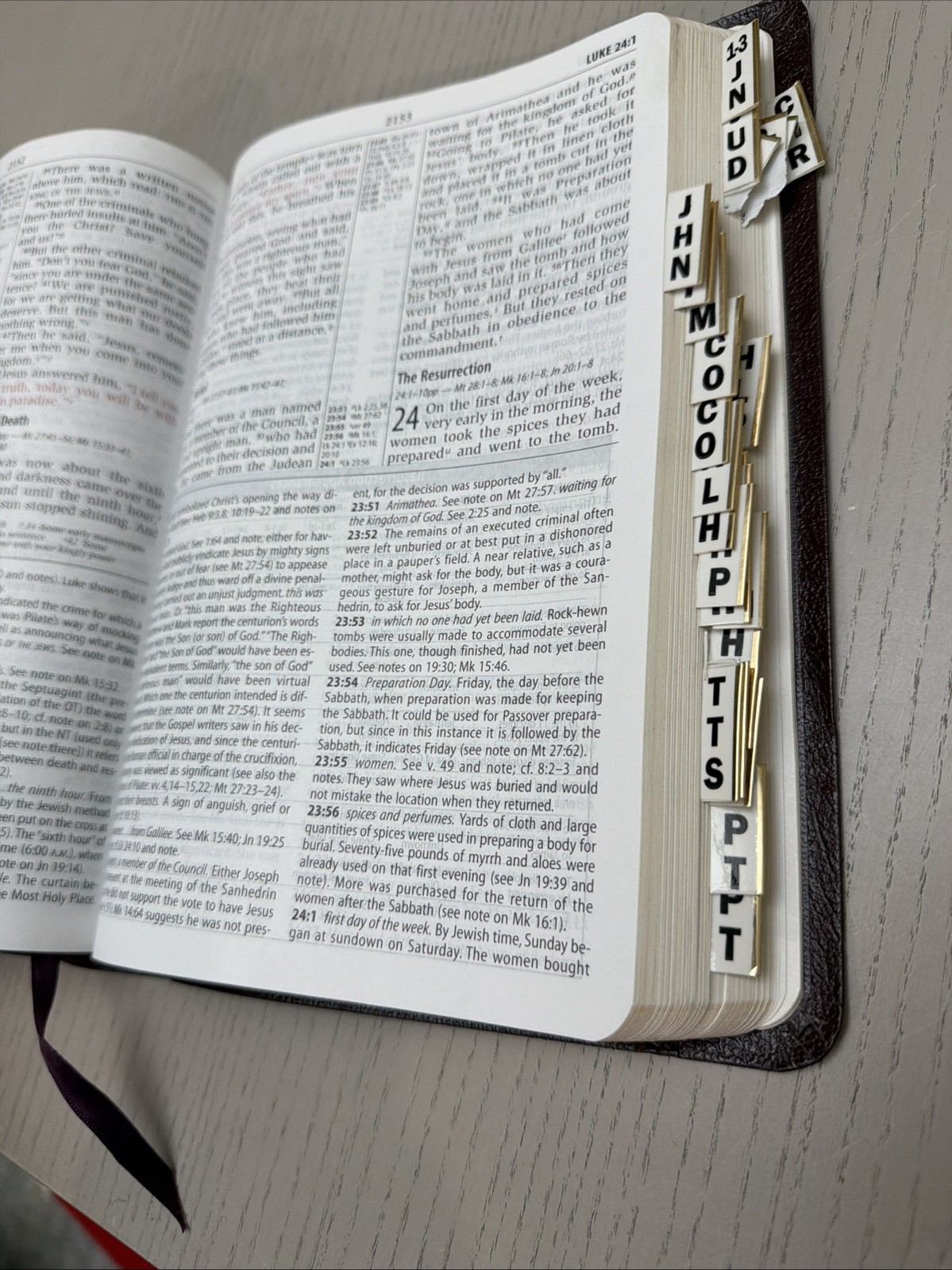 NIV Study Bible by Zondervan Staff 2000 bonded leather