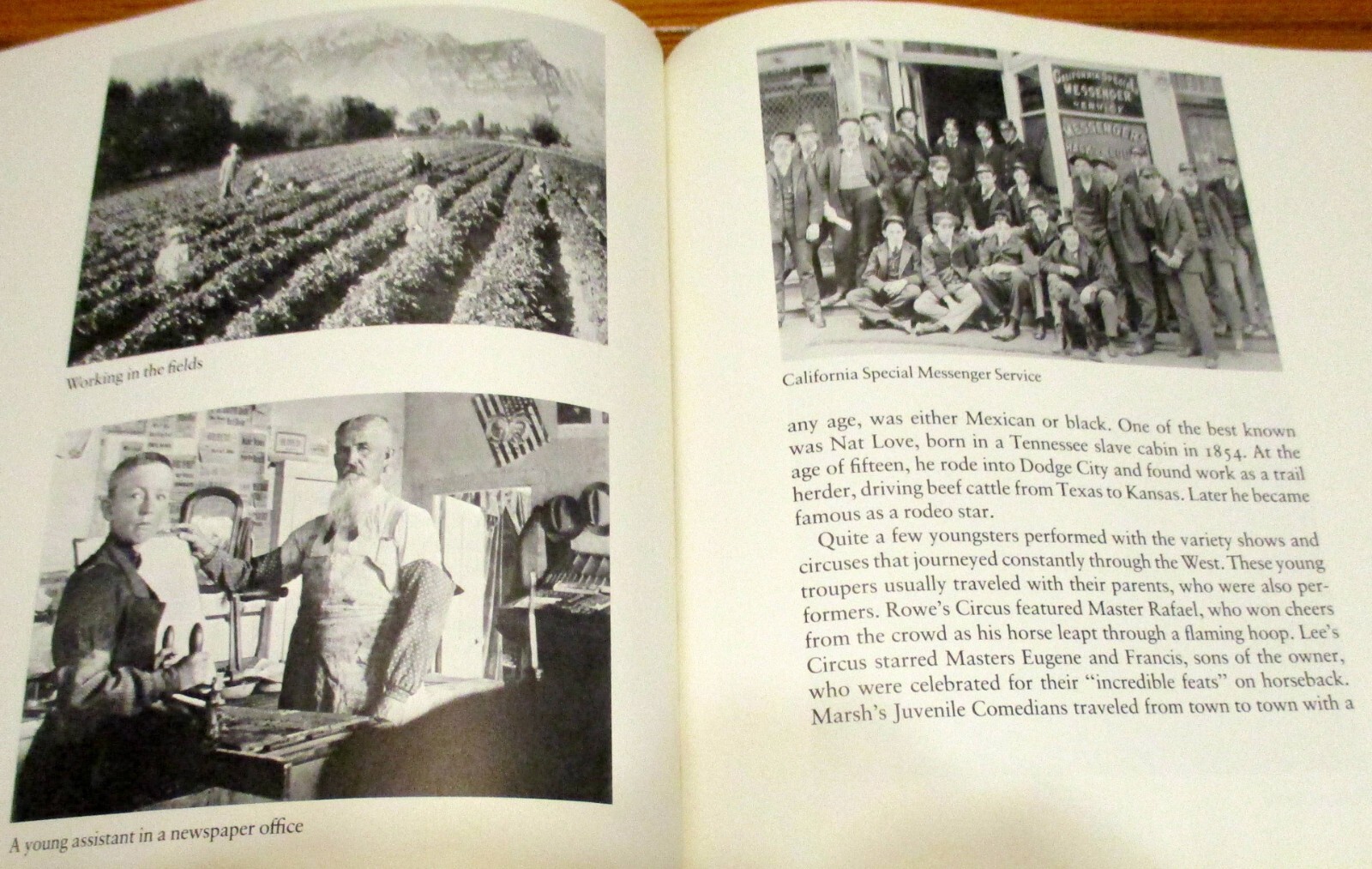 1983 Children of the Wild West by Russell Freedman SIGNED H/C D/J 104 Pages