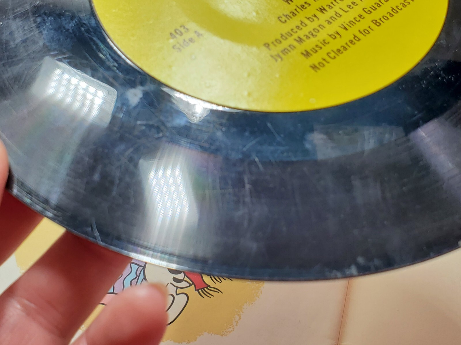 Vintage Read Along Book And Record He’s Your Dog Charlie Brown