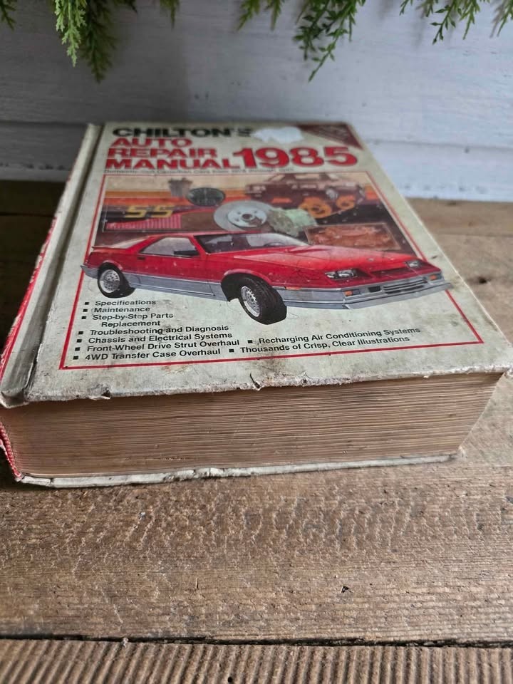 Chilton’s Auto Repair Manual 1978 1985 Domestic Canadian Cars Hardcover Hardback