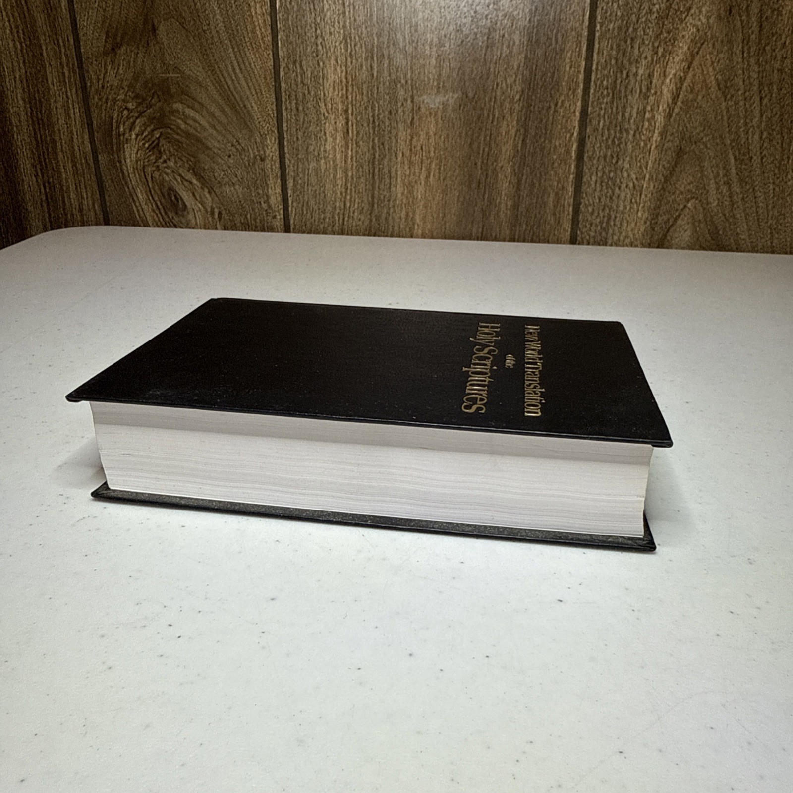 New World Translation of the Holy Scriptures Pocket Bible 1984 Faux Leather VTG