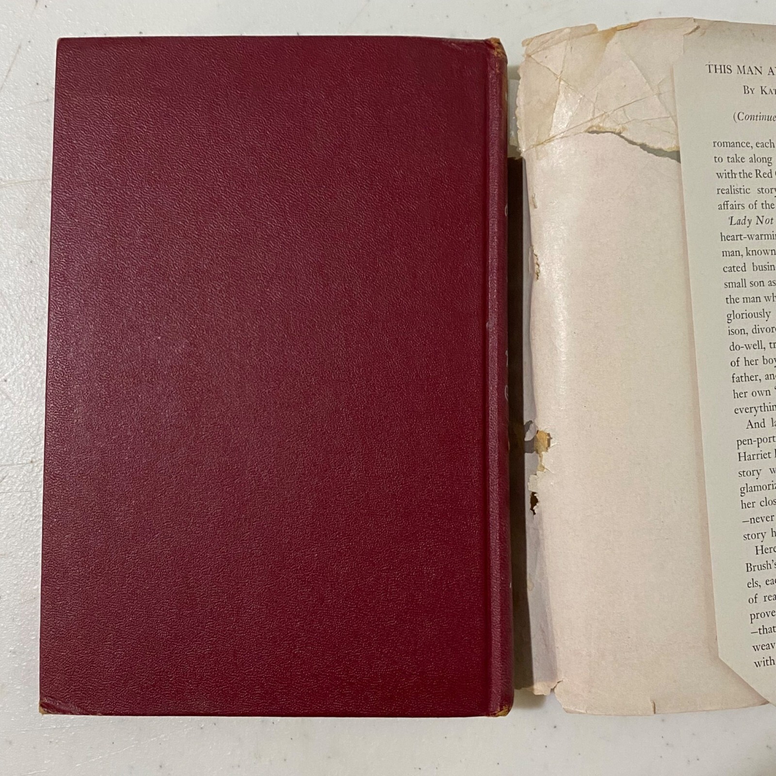 This Man and This Woman Hardcover Katharine Brush Vintage Book Compilation