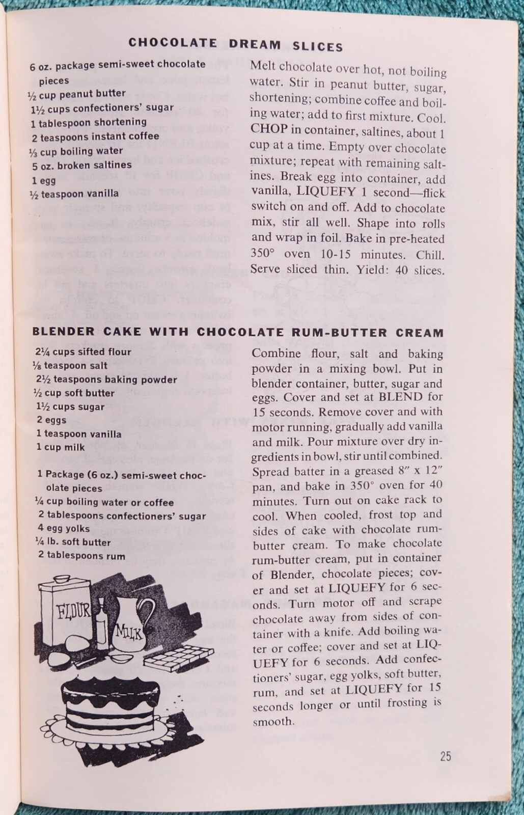 Grants Blender Cook Book 1969 Printing 84 Pages – Great Recipes From The 1960’s