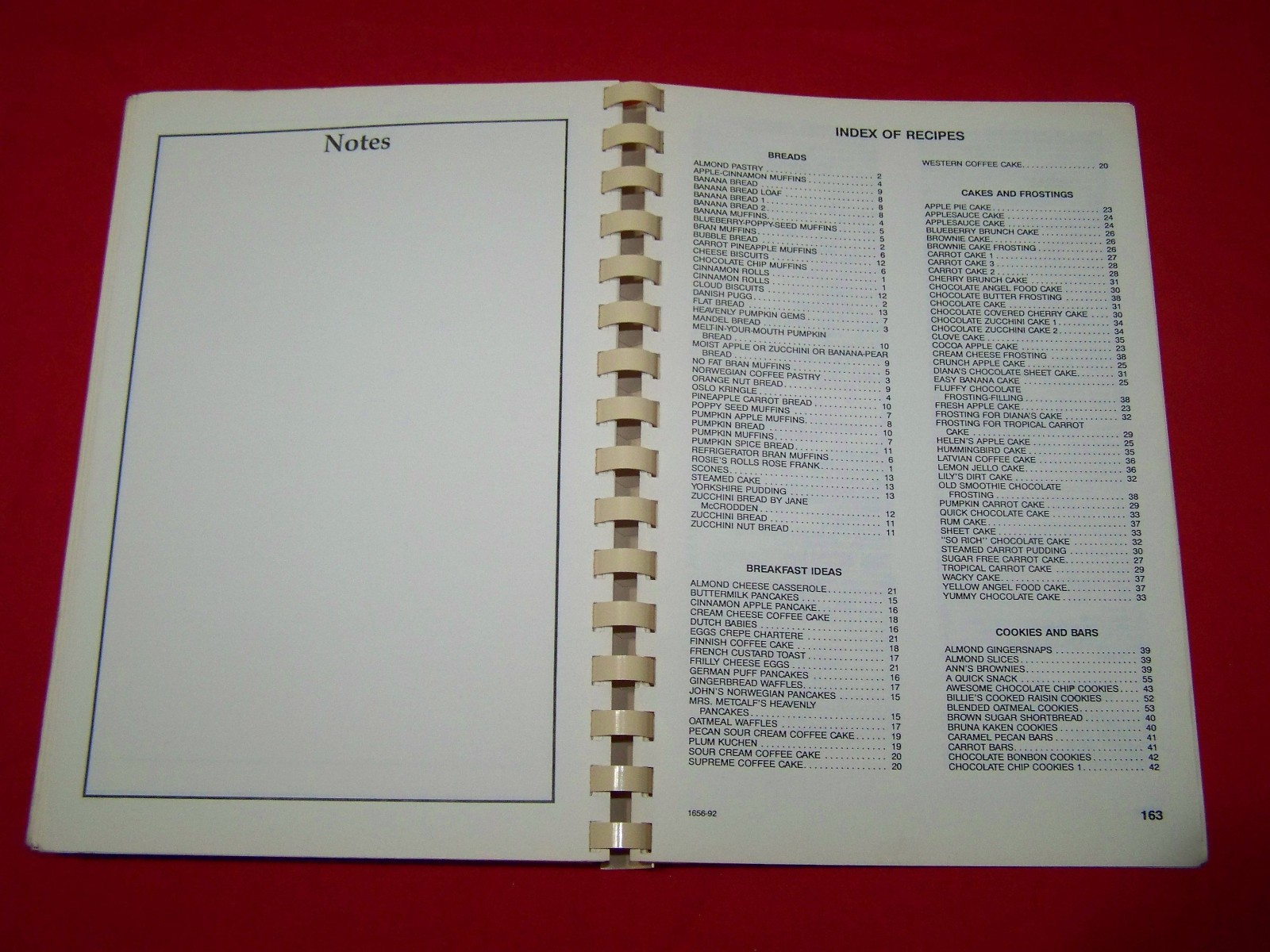 Calvary Temple Seattle Washington Cookbook 1992