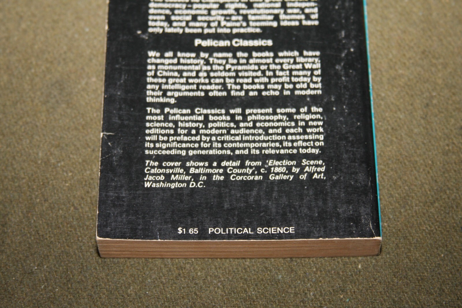 Rights of Man by Thomas Paine 1969 PB Pelican Classics