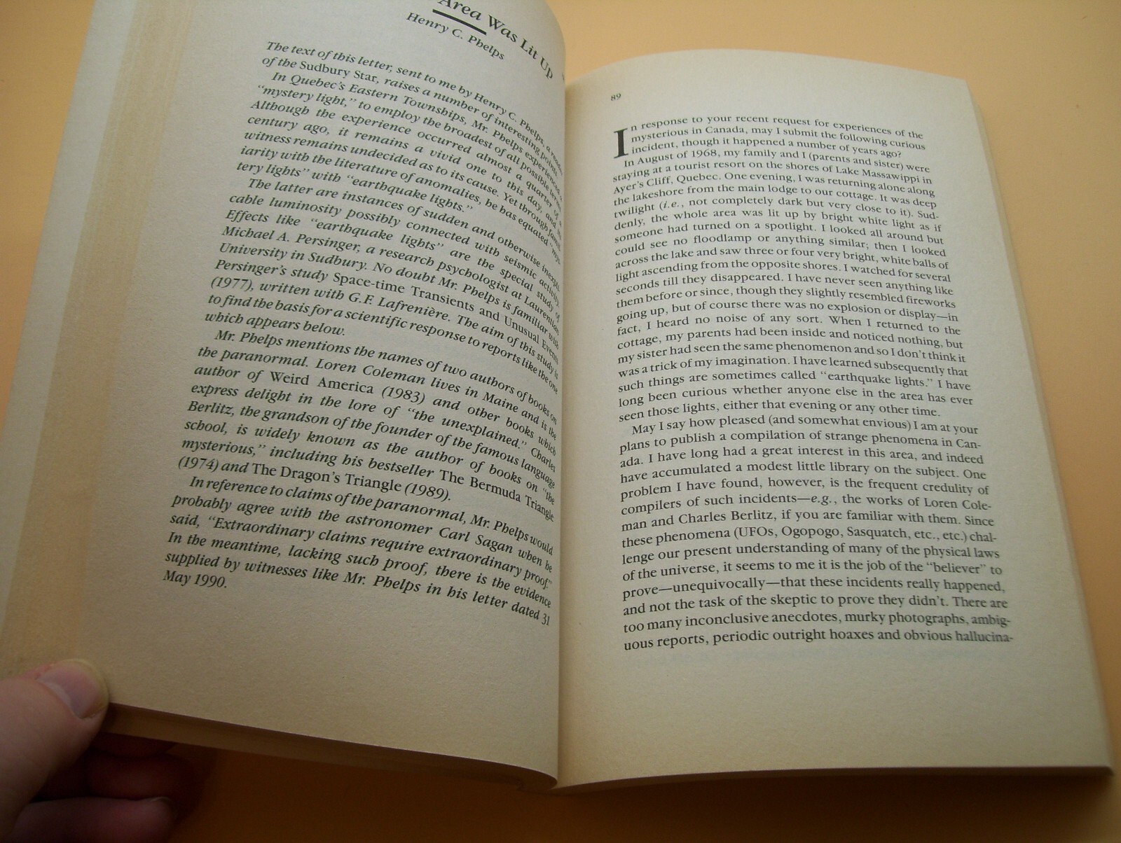 1992 UFO’s Over Canada PB Book Personal Sightings Close Encounters Aliens UFO
