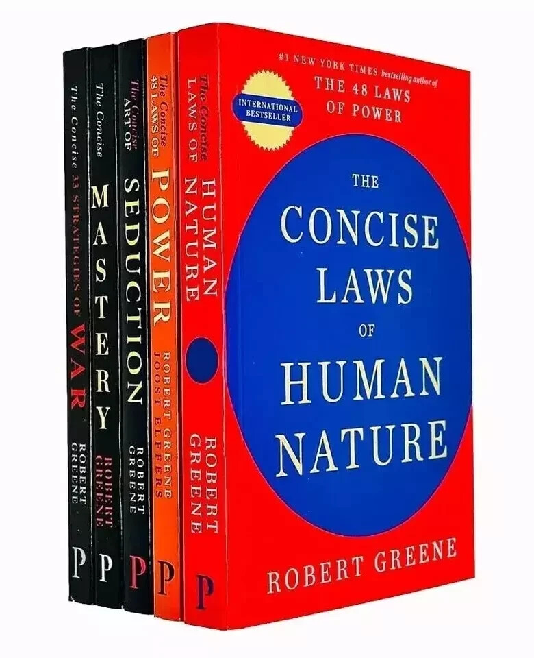 The Concise ROBERT GREENE 5 BOOK SET PAPERBACK SMALL SIZE FREE SHIP- 1 days ship