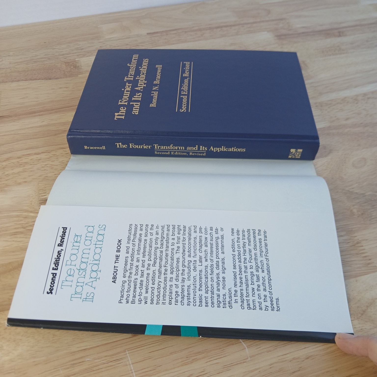 The Fourier Transform & Its Applications Ronald Bracewell 1986 Second Edition