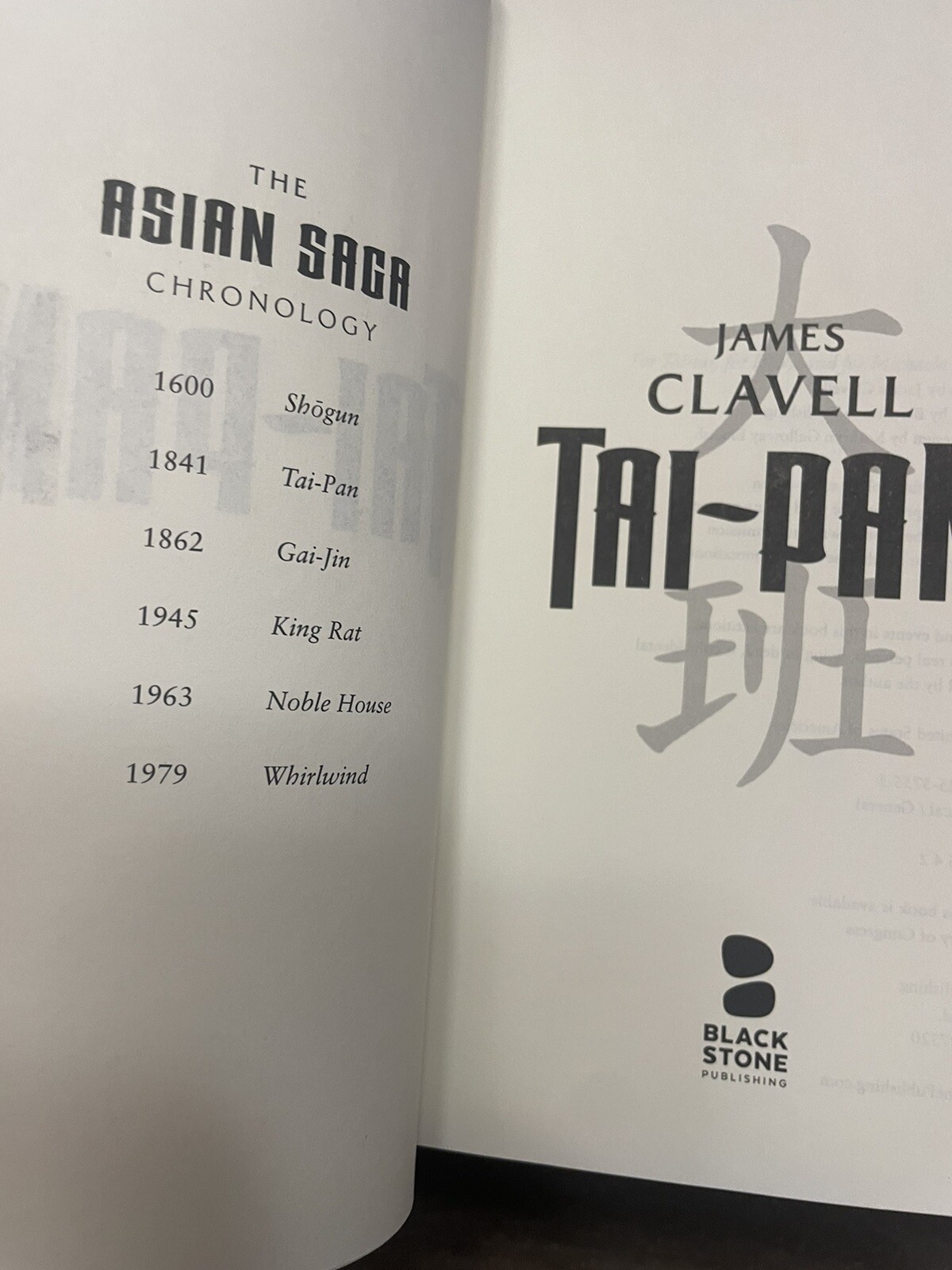 The Asian Saga Ser.: Tai-Pan : The Epic Novel of the Founding of Hong Kong by…