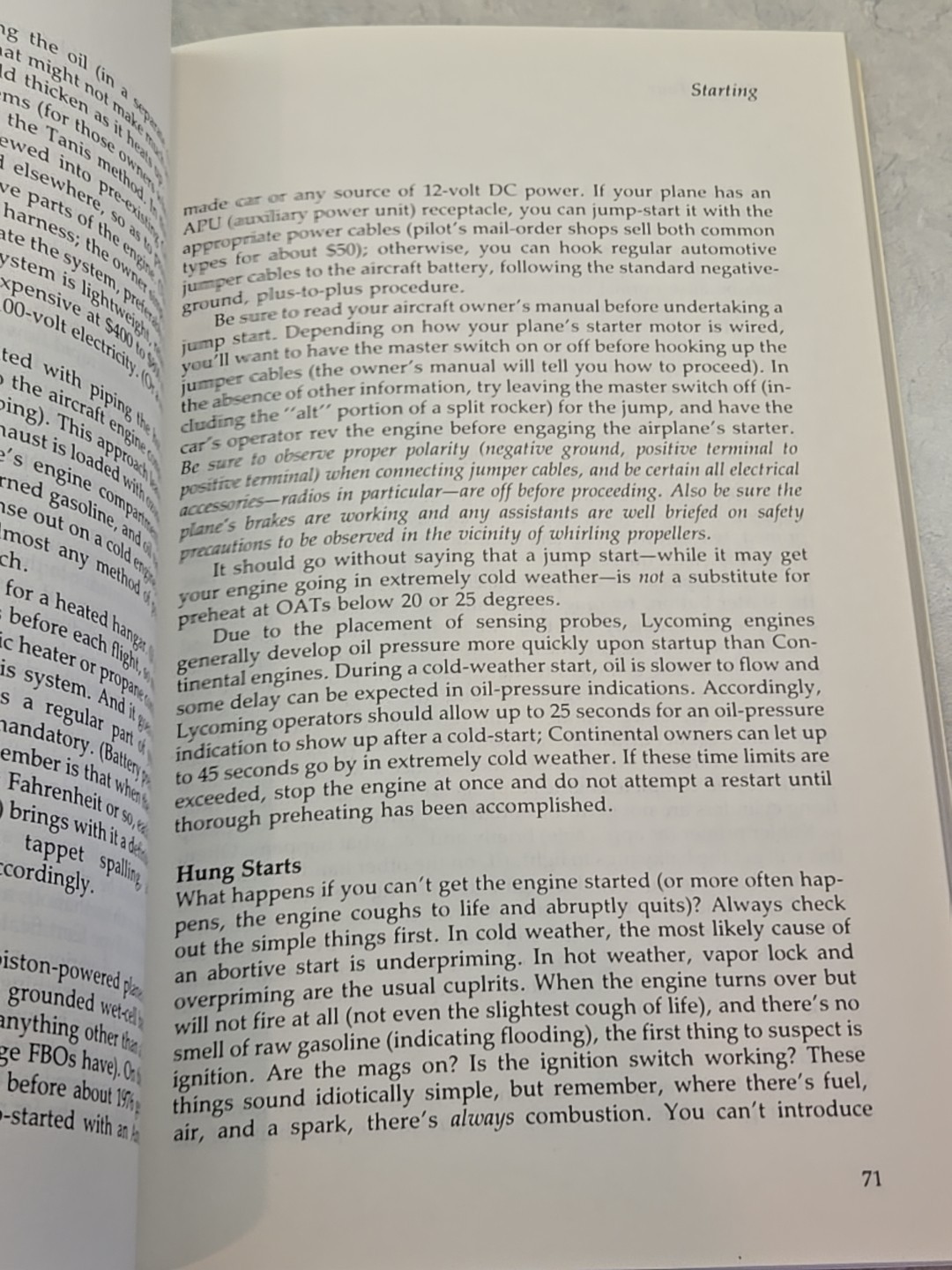 Light Plane Maintenance Aircraft Engine Operating Guide Kas Thomas 1986 MANUAL