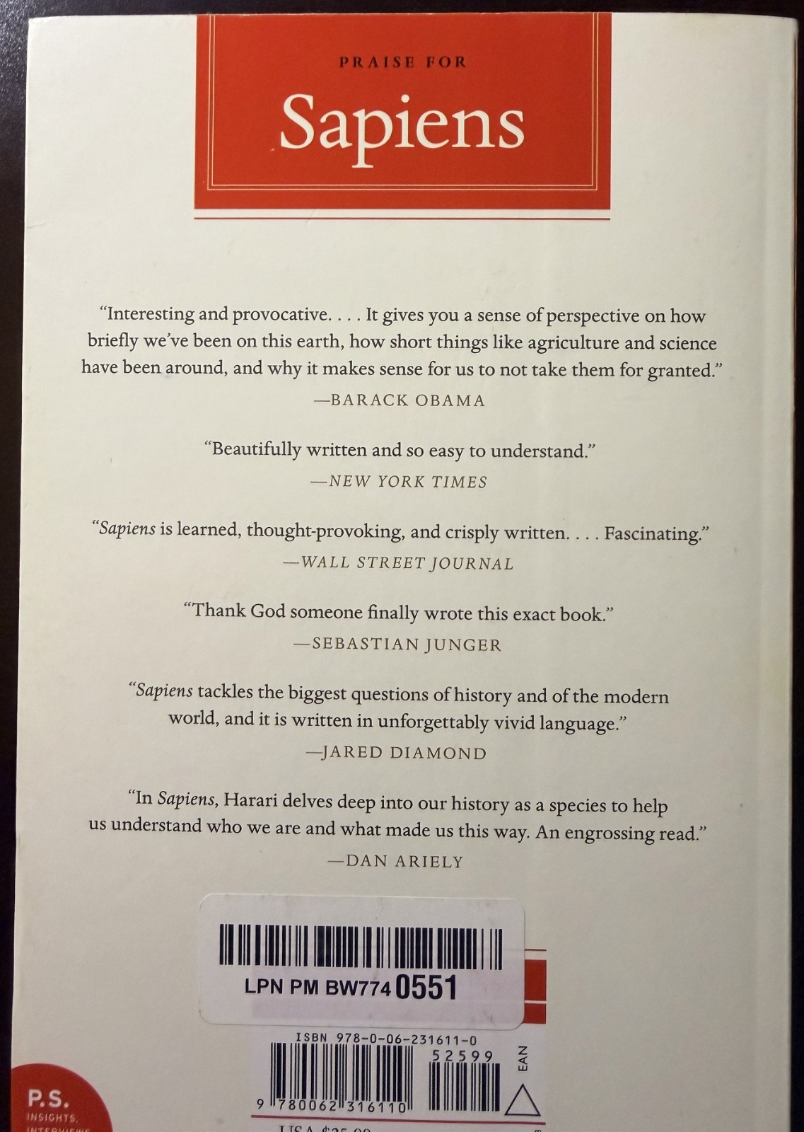 Sapiens : A Brief History of Humankind by Yuval Noah Harari (2018, Trade…