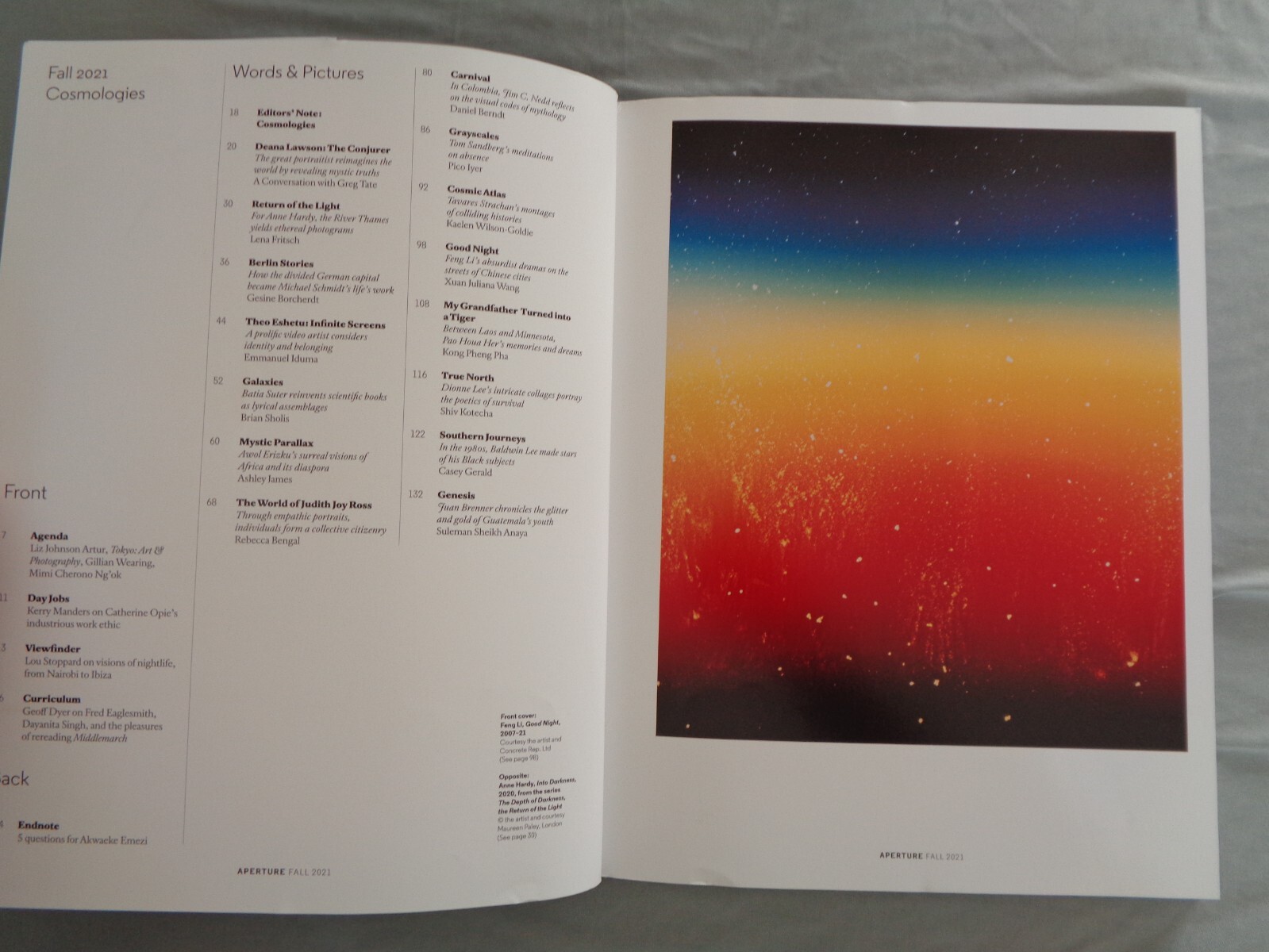 Aperture Magazine 244 Cosmologies Judith Joy Ross Awol Erizku Batia Suter Galaxy