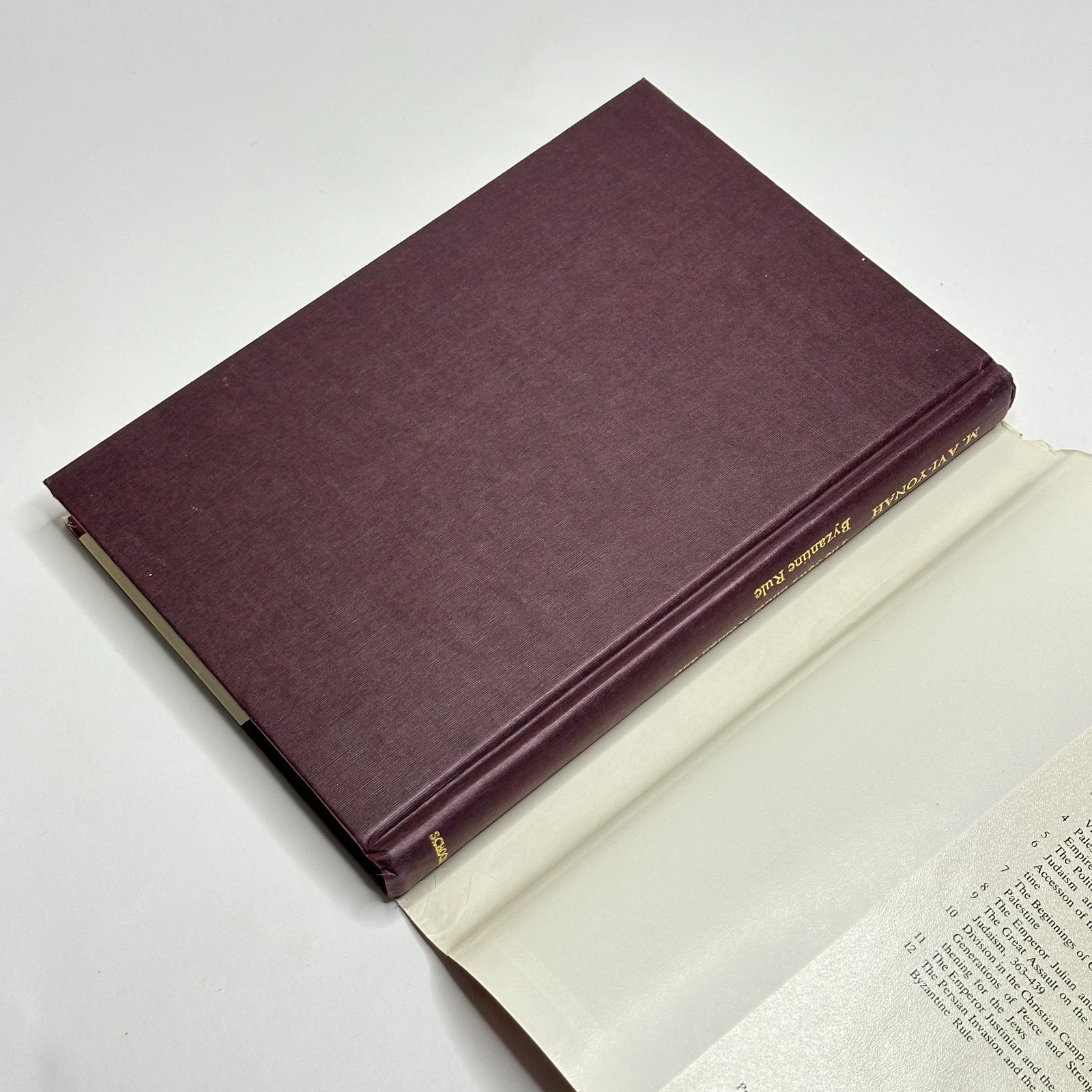 Palestine History „The Jews under Roman & Byzantine Rule“ Avi-Yonah (1984, HC)