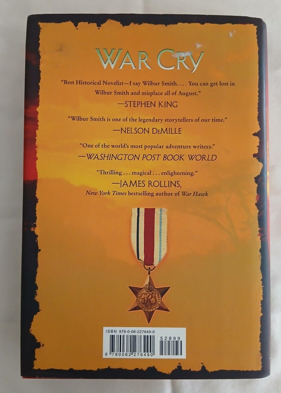 War Cry: A Courtney Family Novel By Wilbur Smith Hardcover 496 Pages