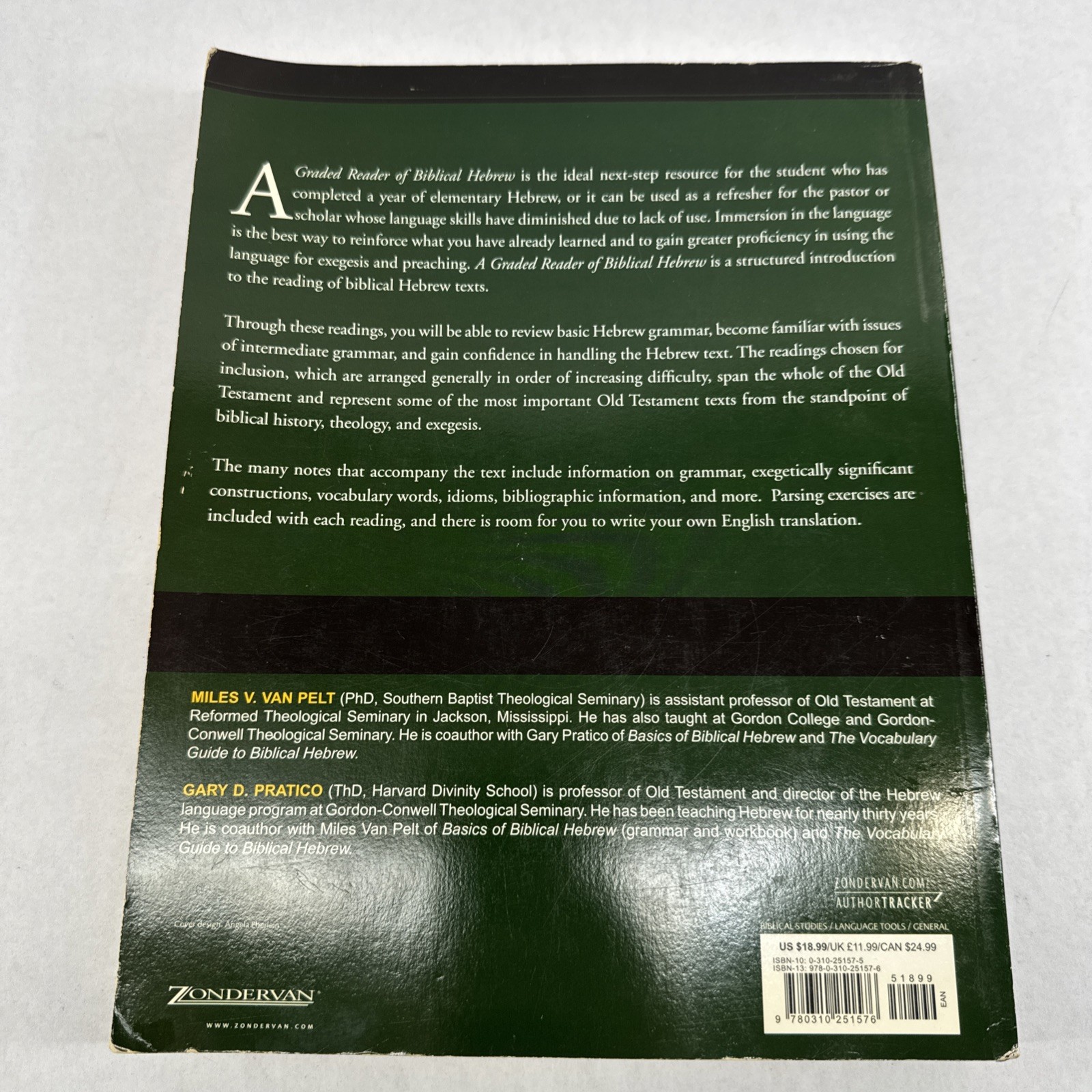 Graded Reader of Biblical Hebrew: A Guide to Reading the Hebrew Bible – pape…