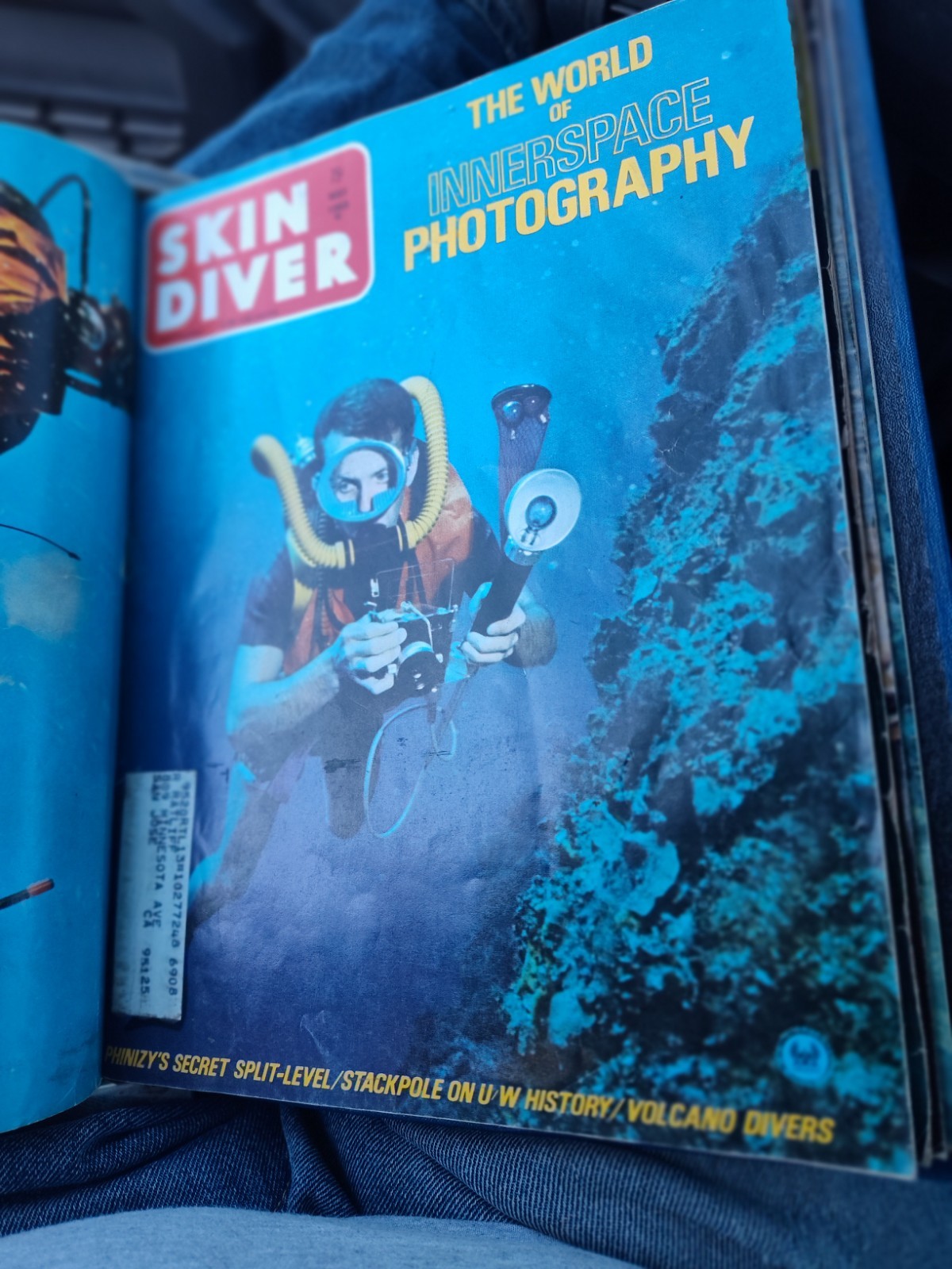 1969 Complete Set/Year of 12 Skin Diver Magazine In Official Binder Nice!!!